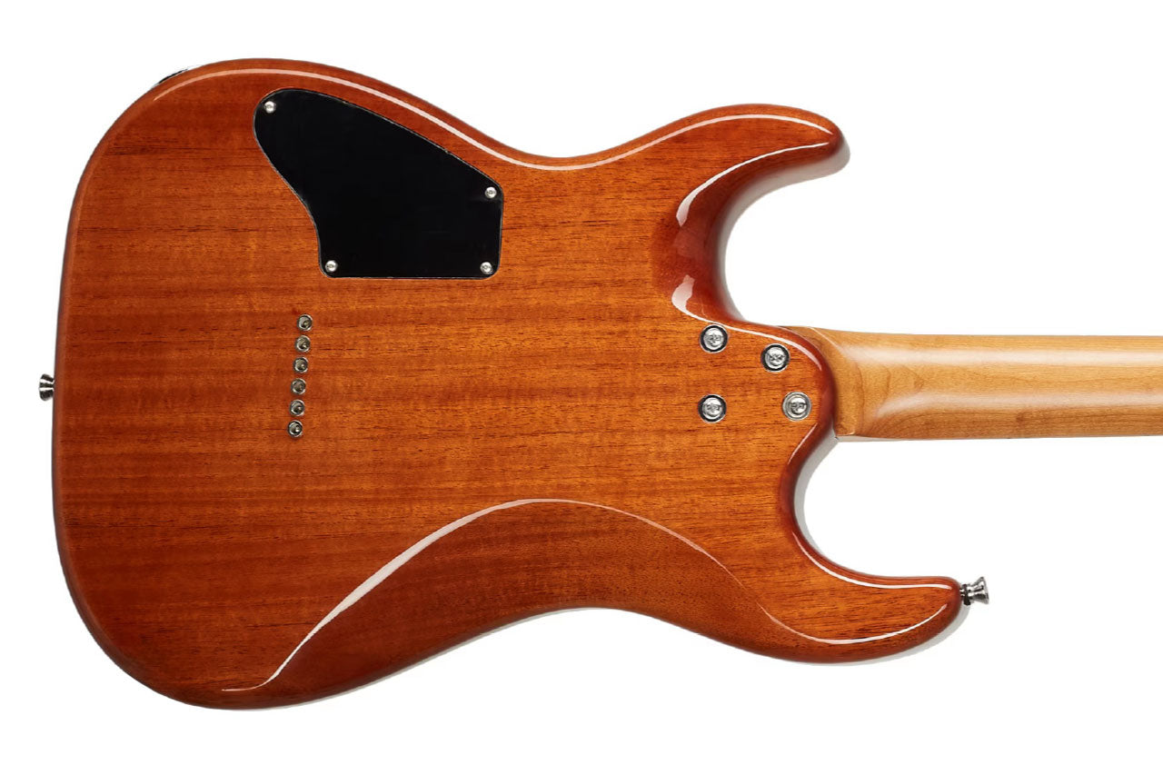 Jet JS-1000 QTBL Quilted Blue Stratocaster Electric Guitar