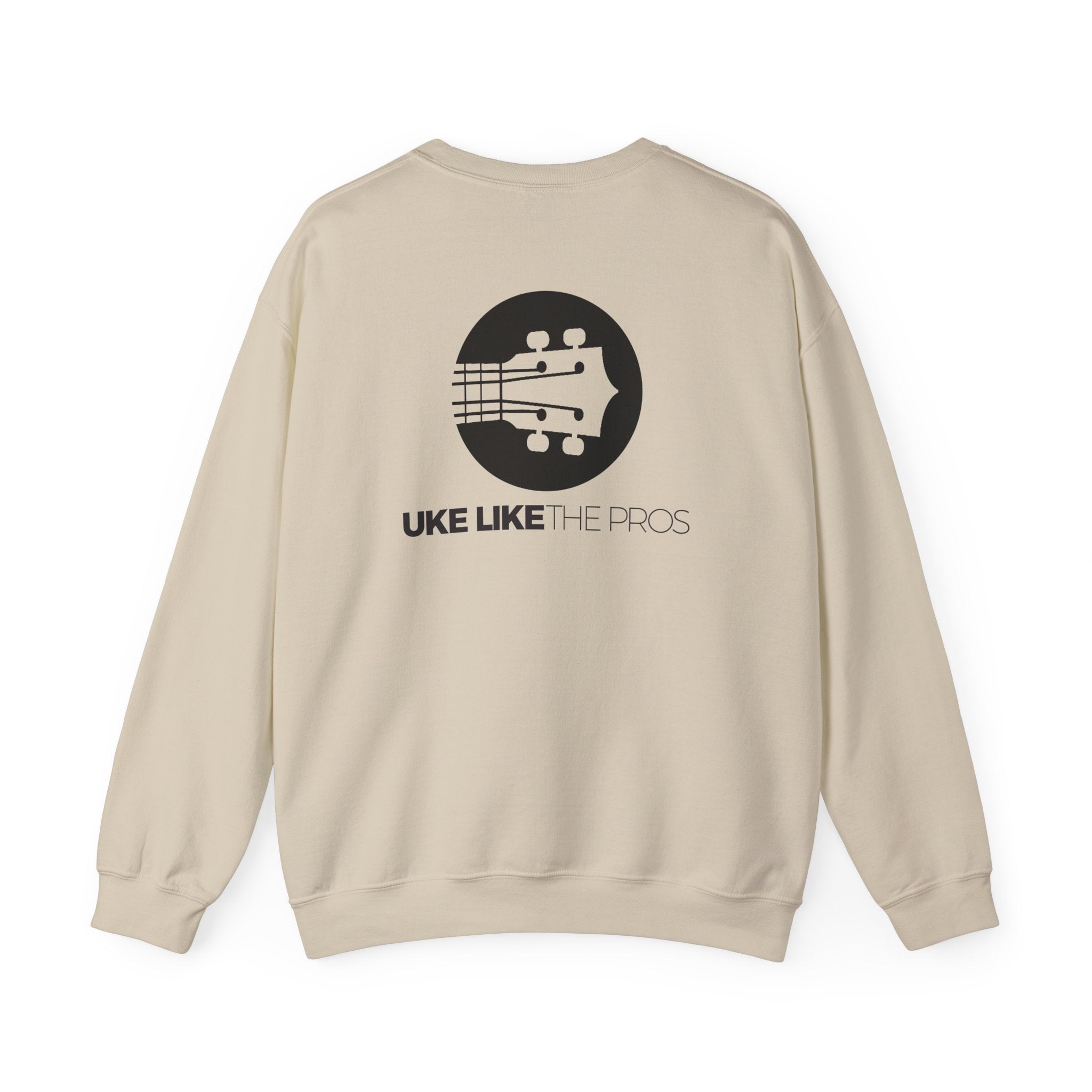 Uke Like The Pros Sweatshirt - Black Logo