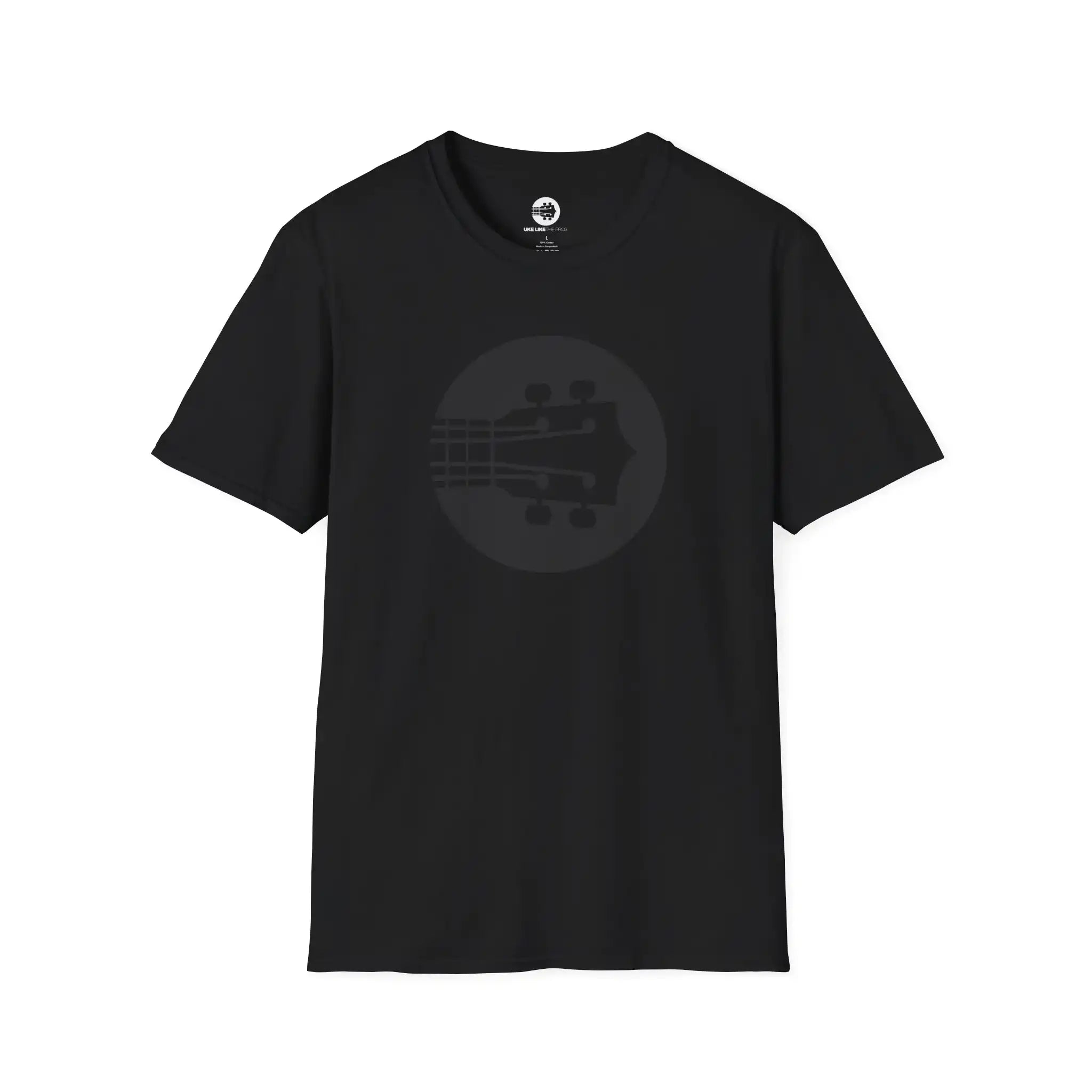 Uke Like The Pros T-Shirt - Black Logo