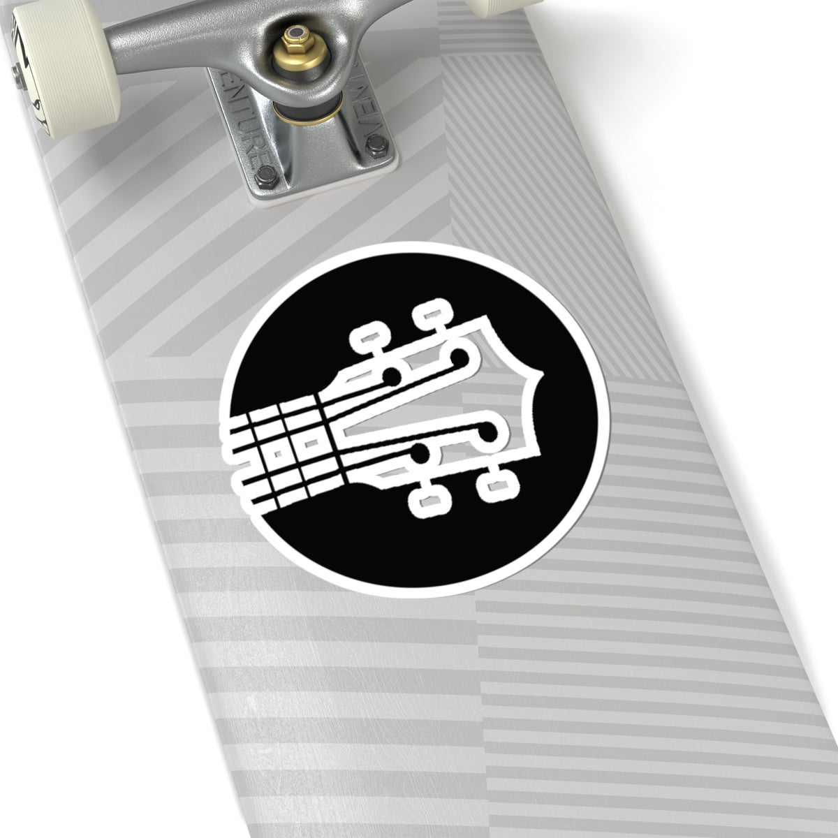 Uke Like The Pros Sticker - Black Logo