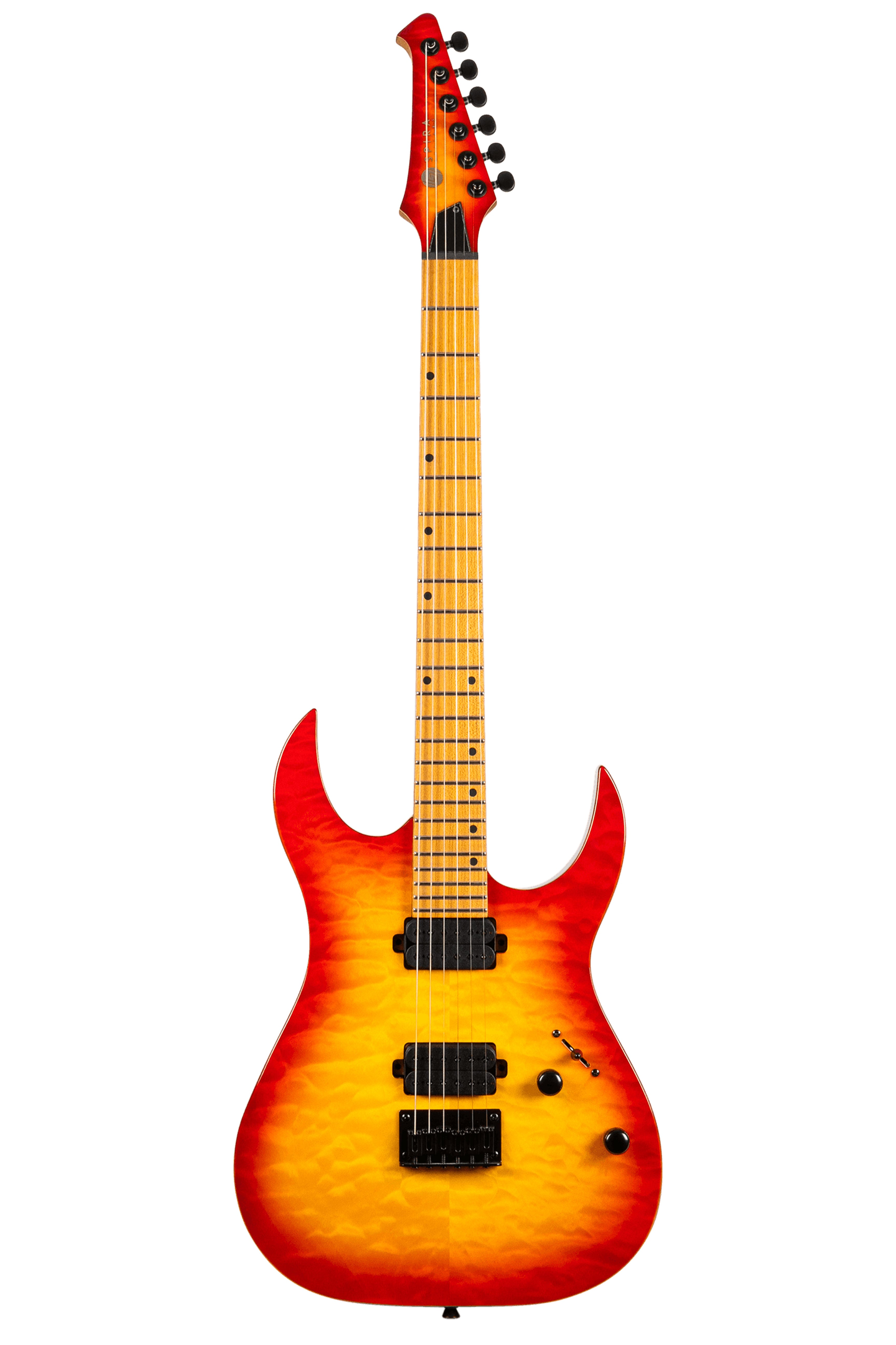Spira S-500 QFB Fireburst Electric Guitar