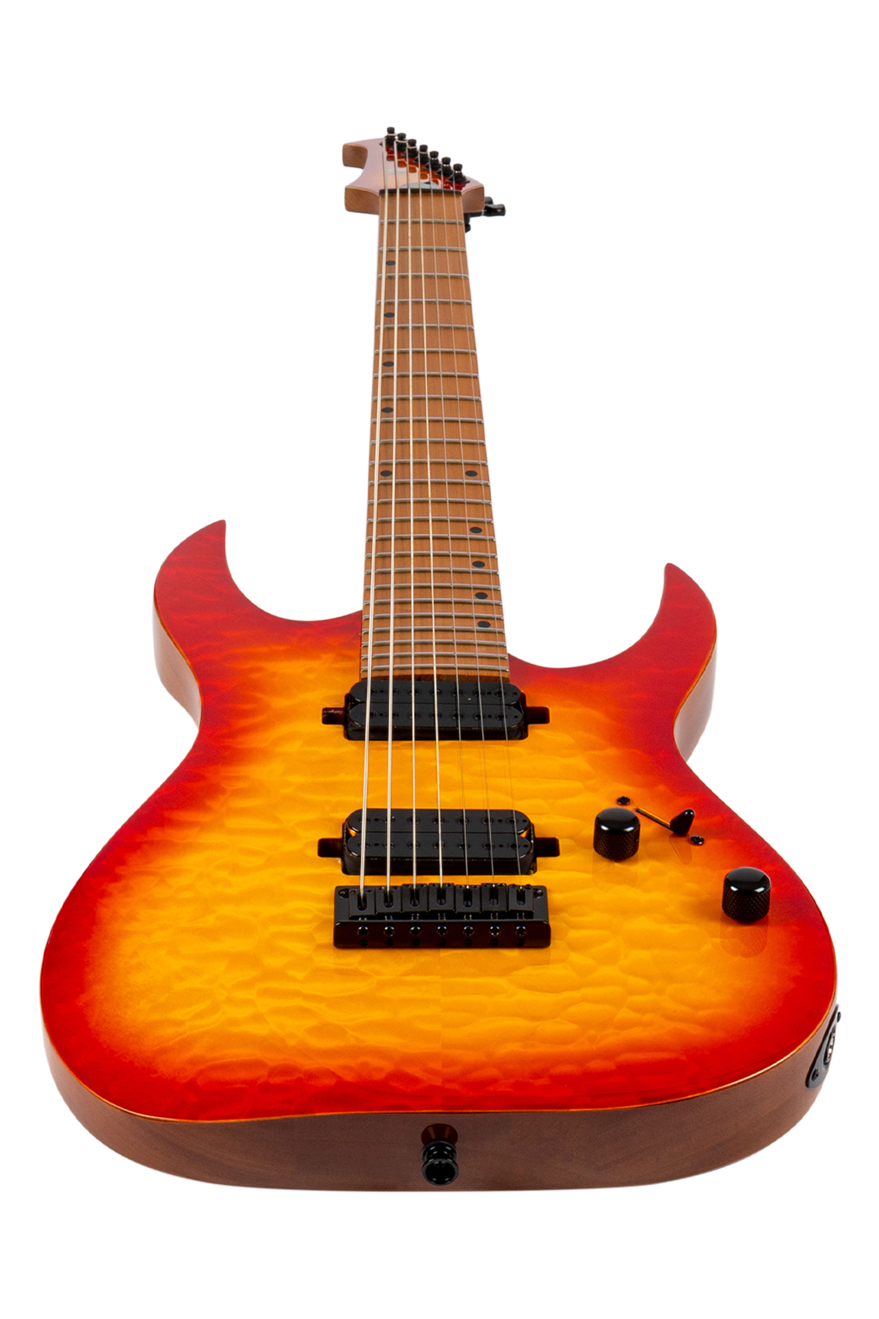 Spira S-507 QFB Fireburst 7-String Electric Guitar