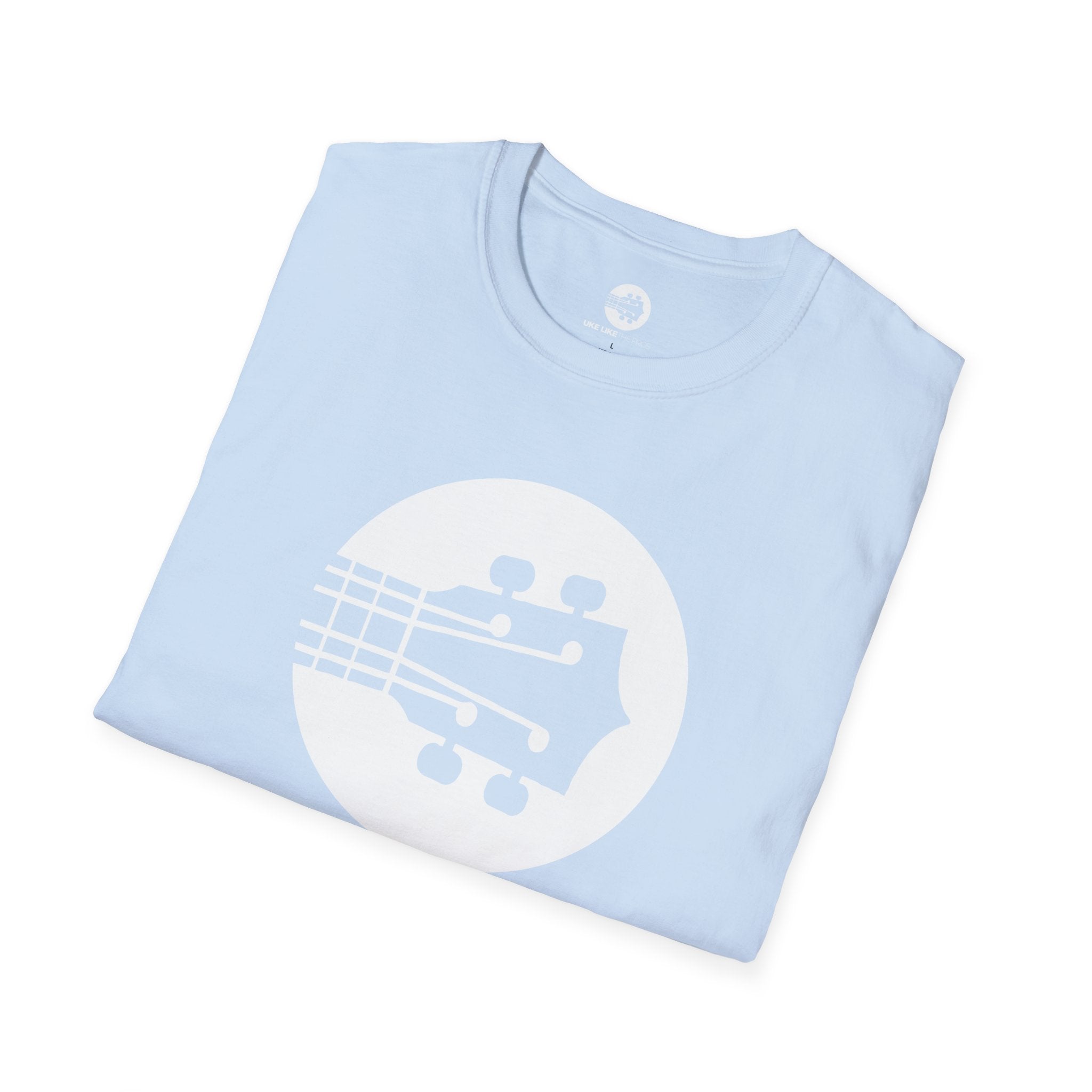 Uke Like The Pros T-Shirt - White Logo