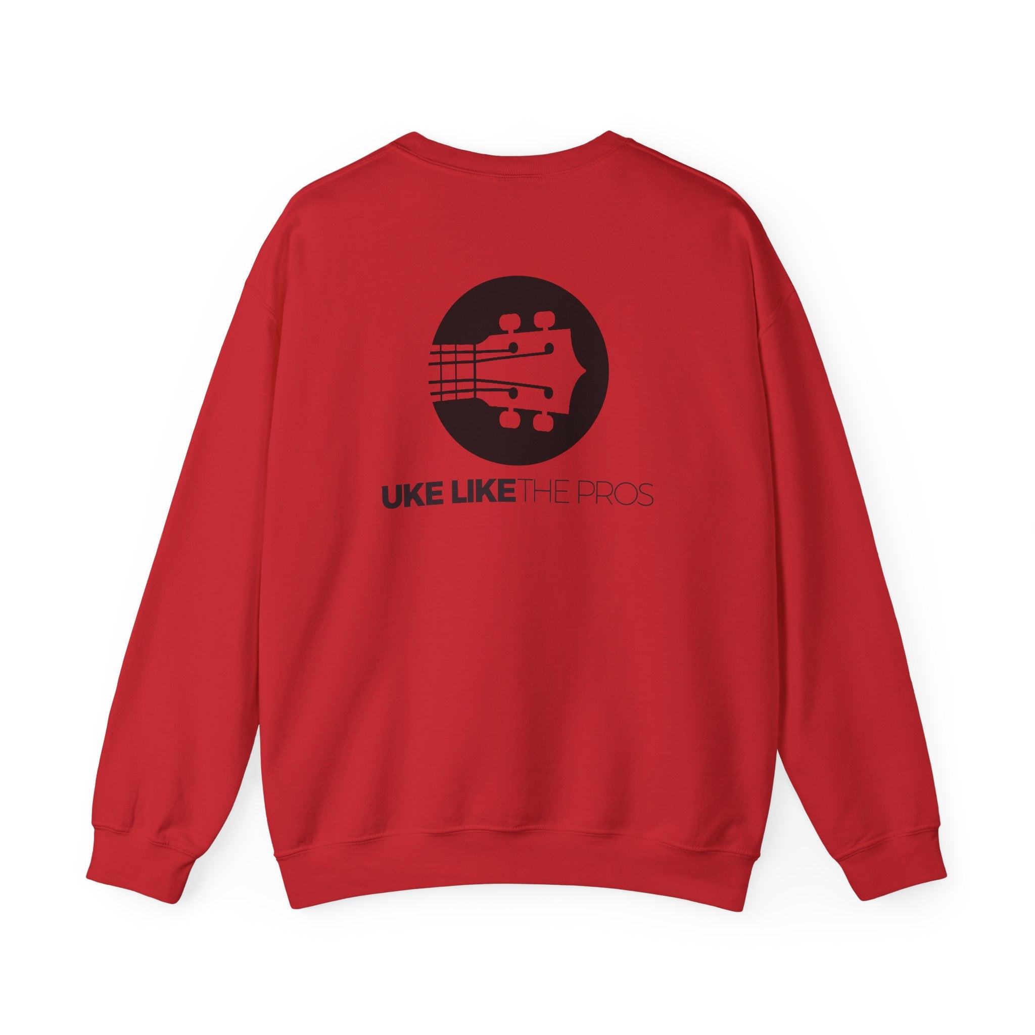 Uke Like The Pros Sweatshirt - Black Logo