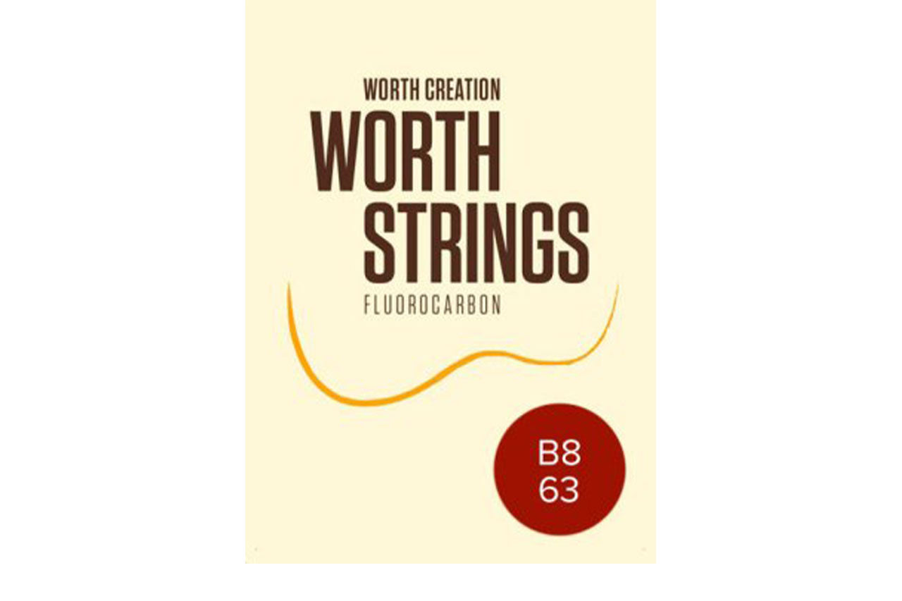 Worth B8-63 Brown Fluorocarbon 8-String Ukulele Strings