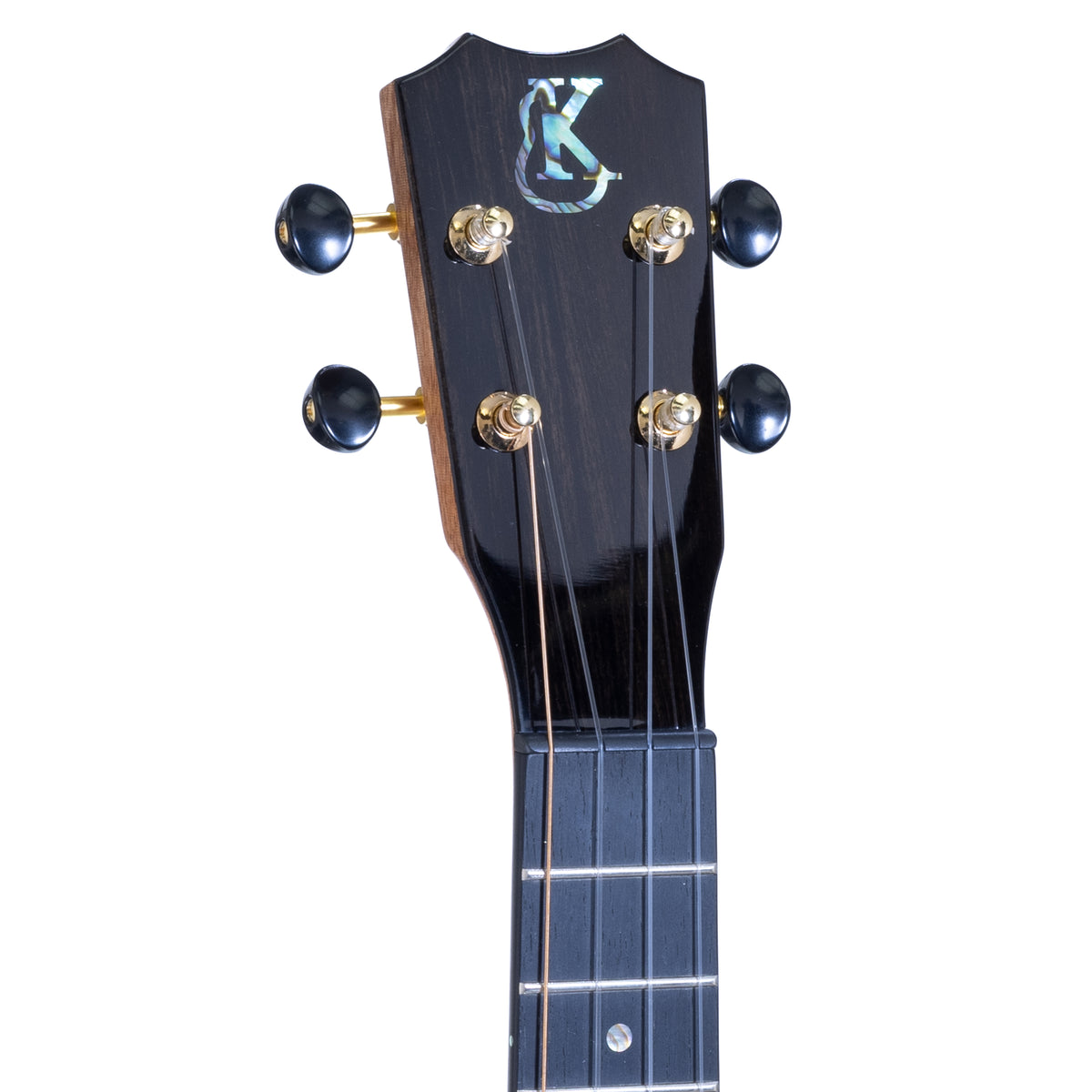 Example photo: an earlier Kanile'a KPA Pro concert, serial 30306, Crown headstock with gold open-geared tuners