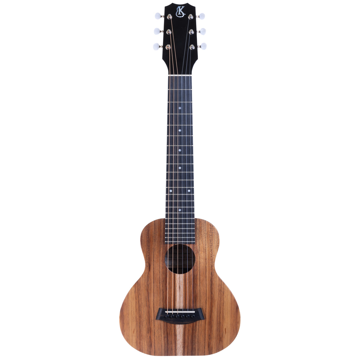 Kanile'a K-1 GL6 Natural Koa Guitarlele, serial 30198: full front view