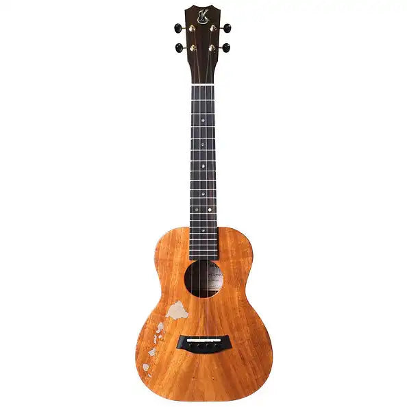 Example photo: an earlier Kanile'a ISL Natural tenor, serial 28792, full front view
