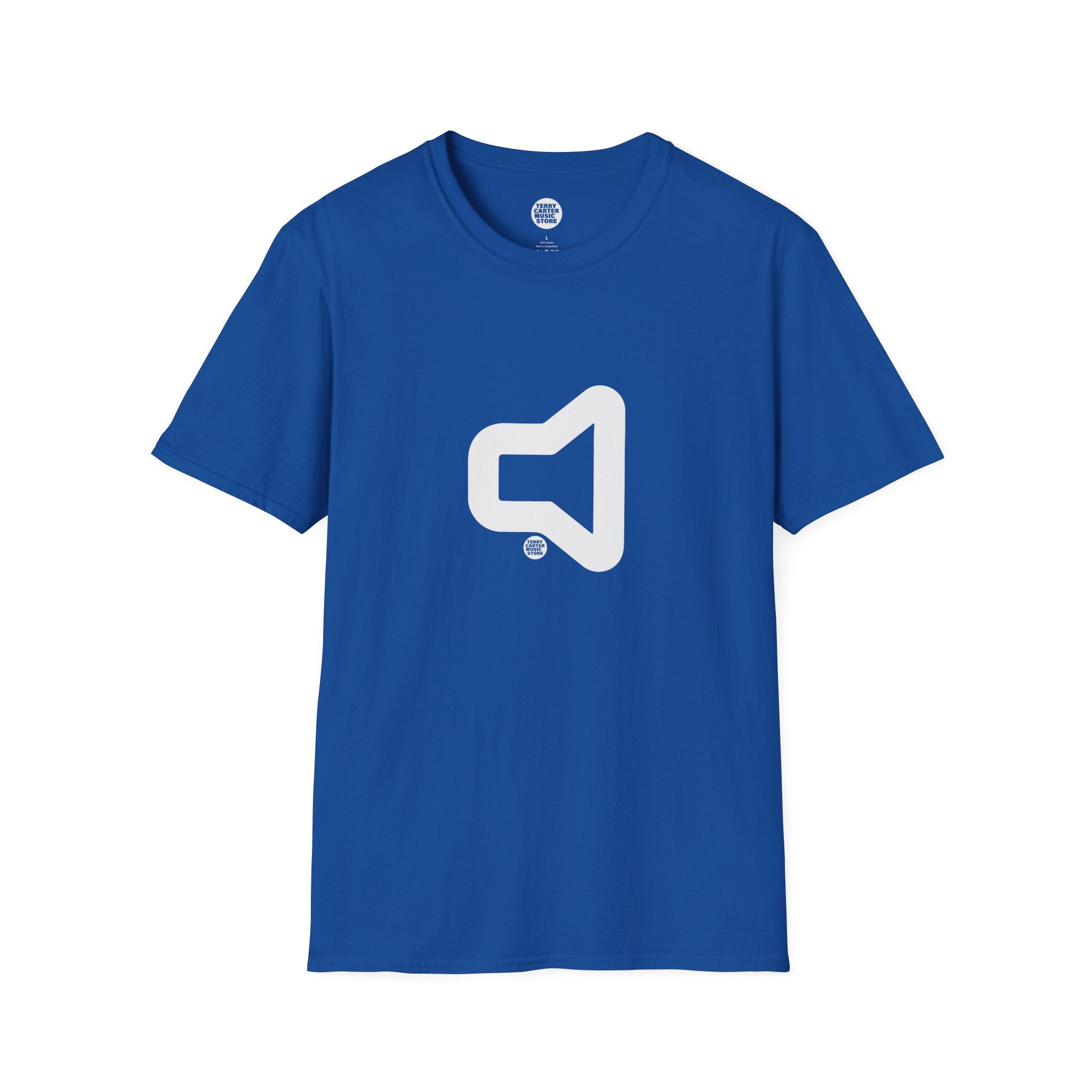 Speaker Icon T‑Shirt - White Logo