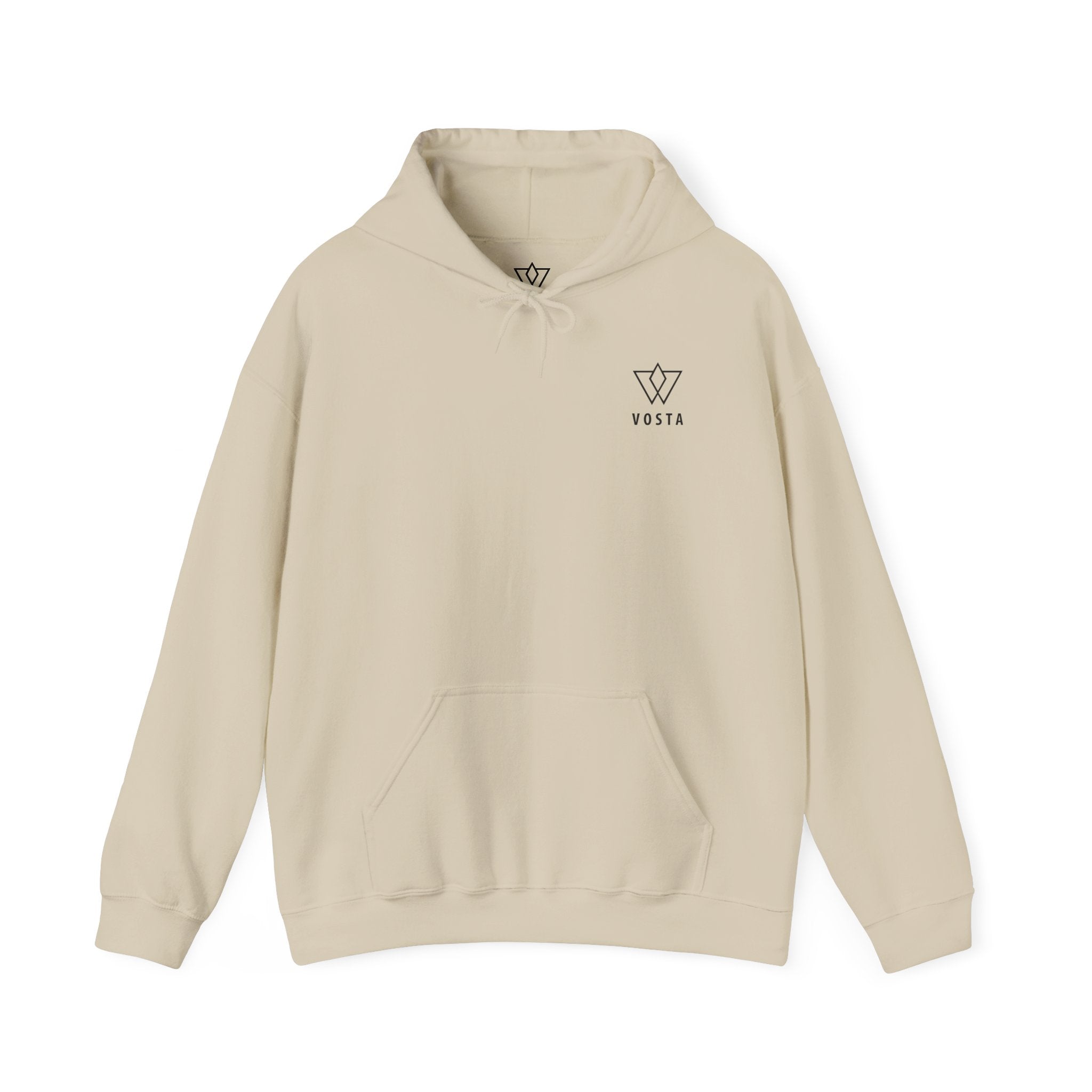 Vosta Hoodie - Black Logo Pullover