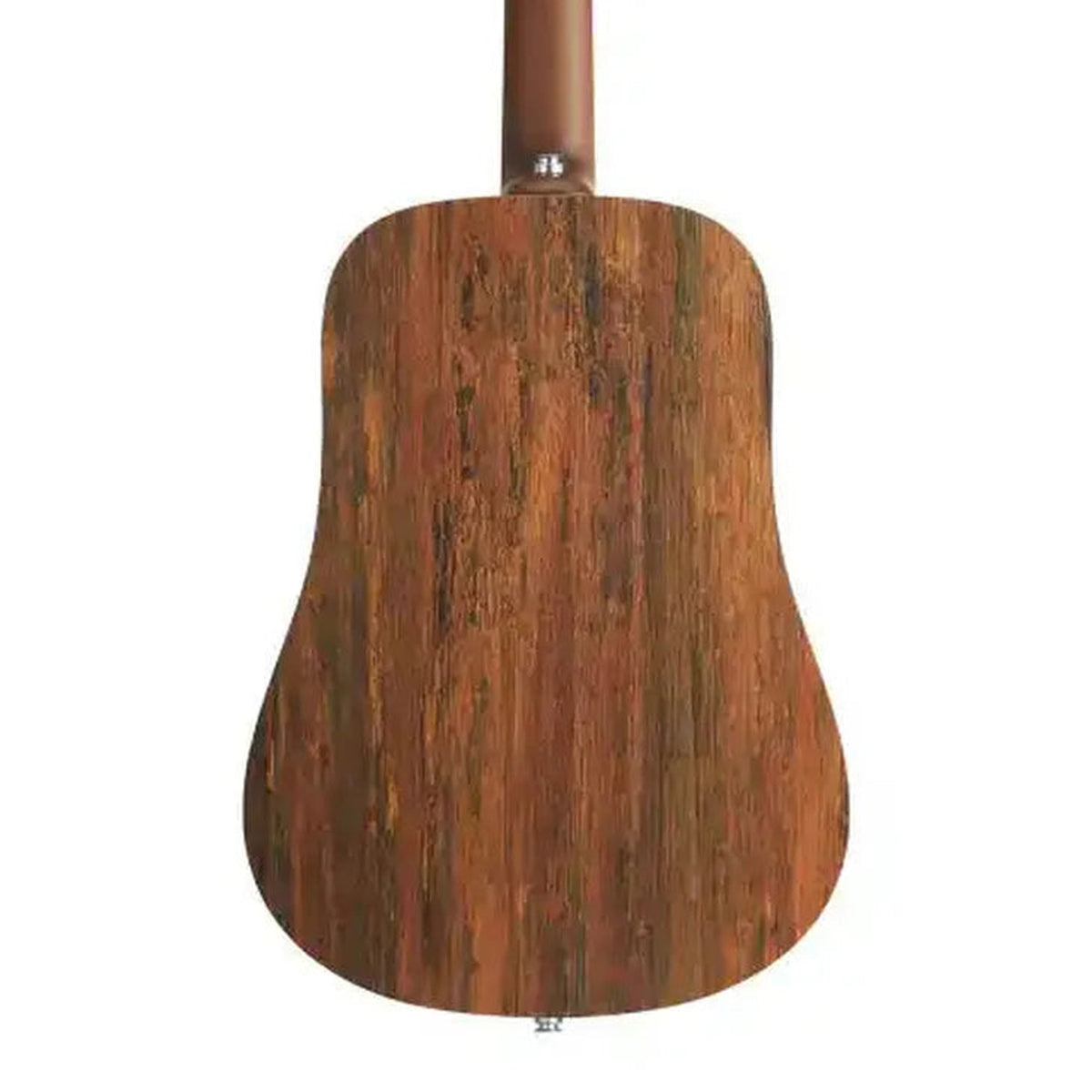 Body back of the LAVA ME 4 36" Natural Spruce Acoustic-Electric Guitar, with the base of the neck