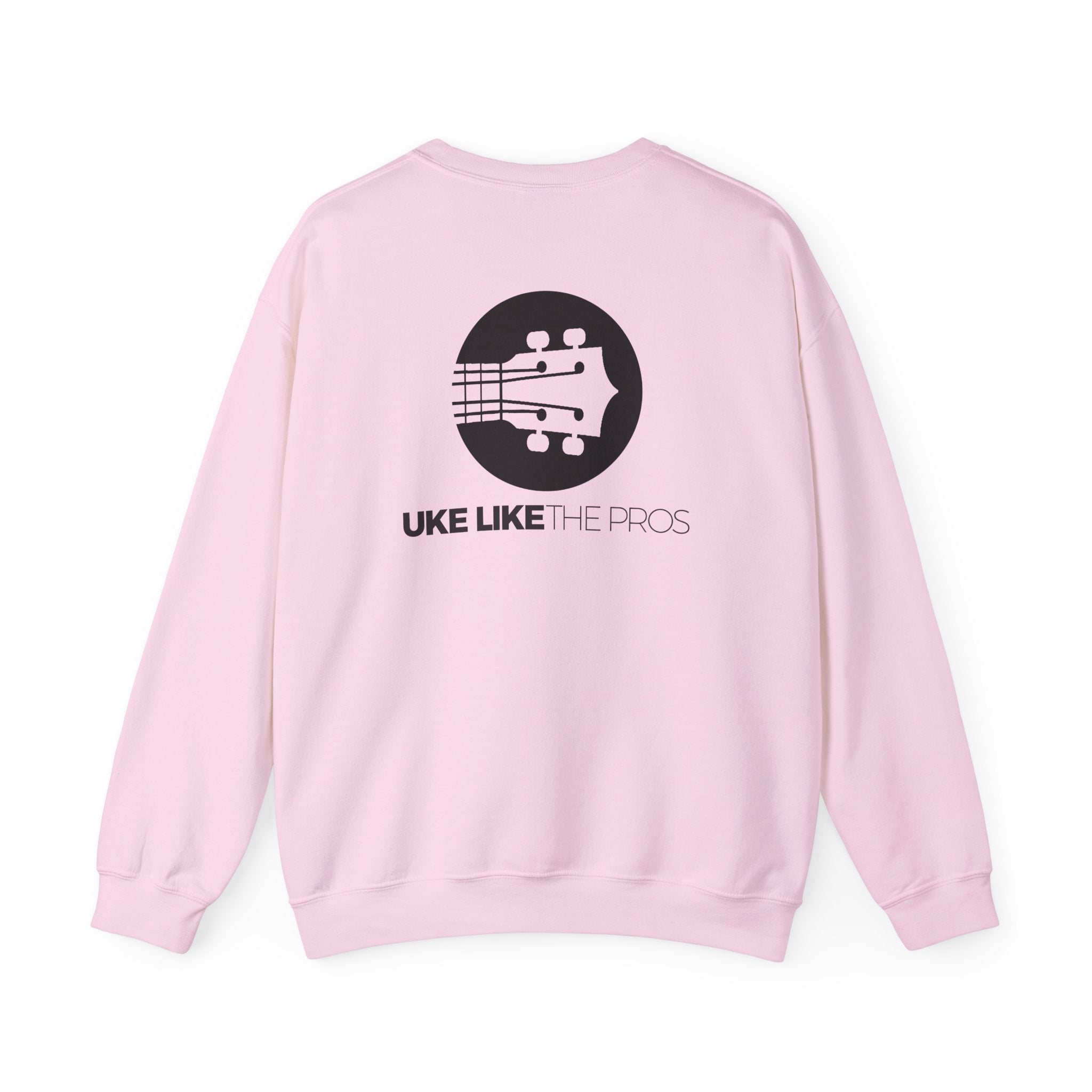 Uke Like The Pros Sweatshirt - Black Logo