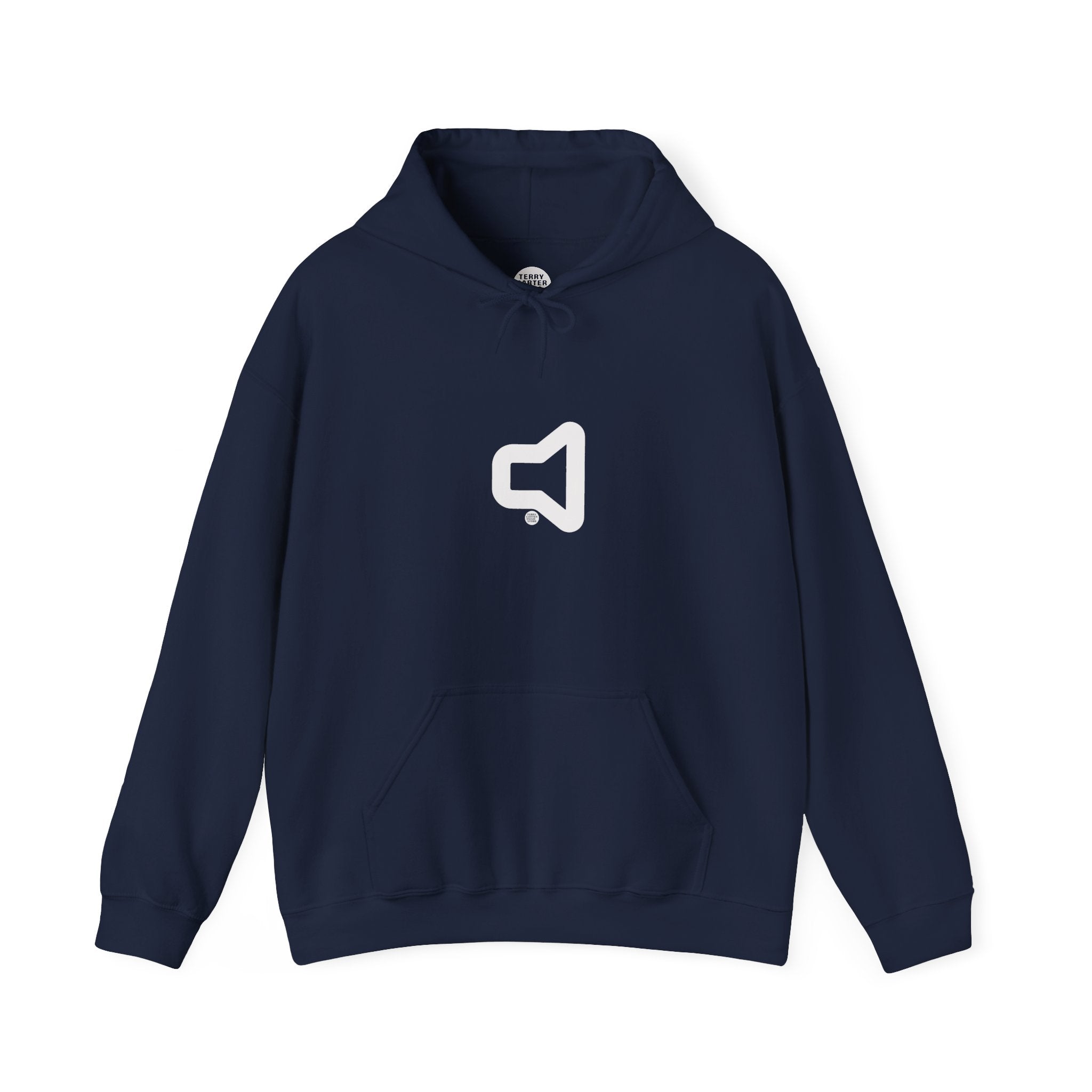 Speaker Icon Hoodie - White Logo