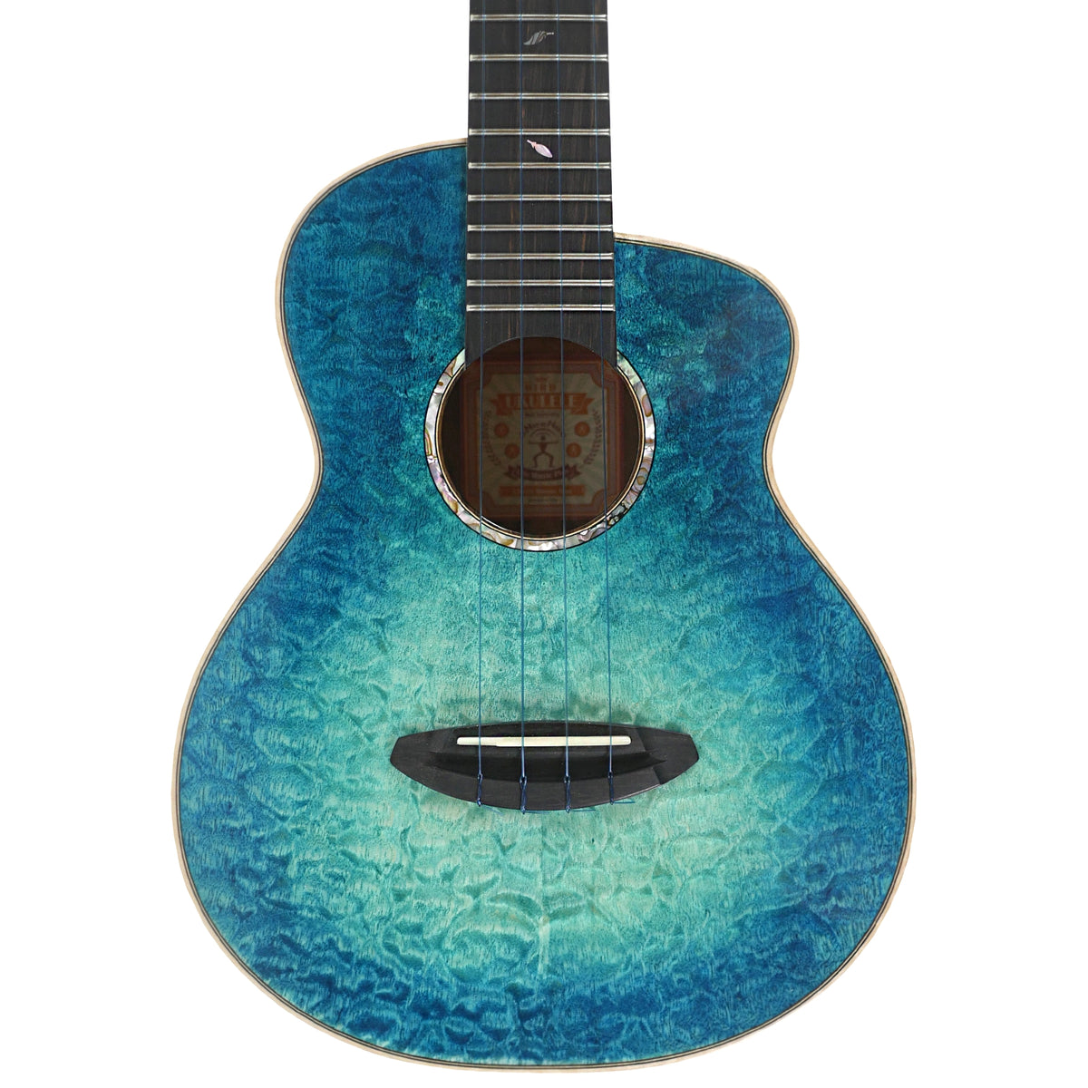 ANueNue UT188 MB Feather Bird Moana Blue Tenor Ukulele + 12-Month Lessons