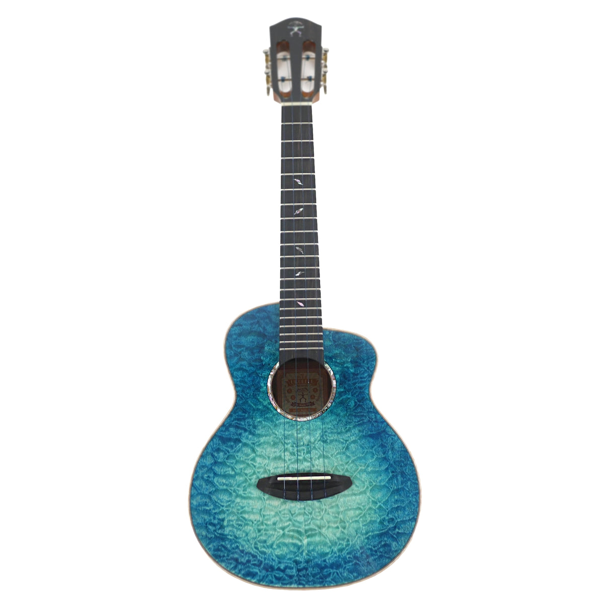 ANueNue UT188 MB Feather Bird Moana Blue Tenor Ukulele + 12-Month Lessons