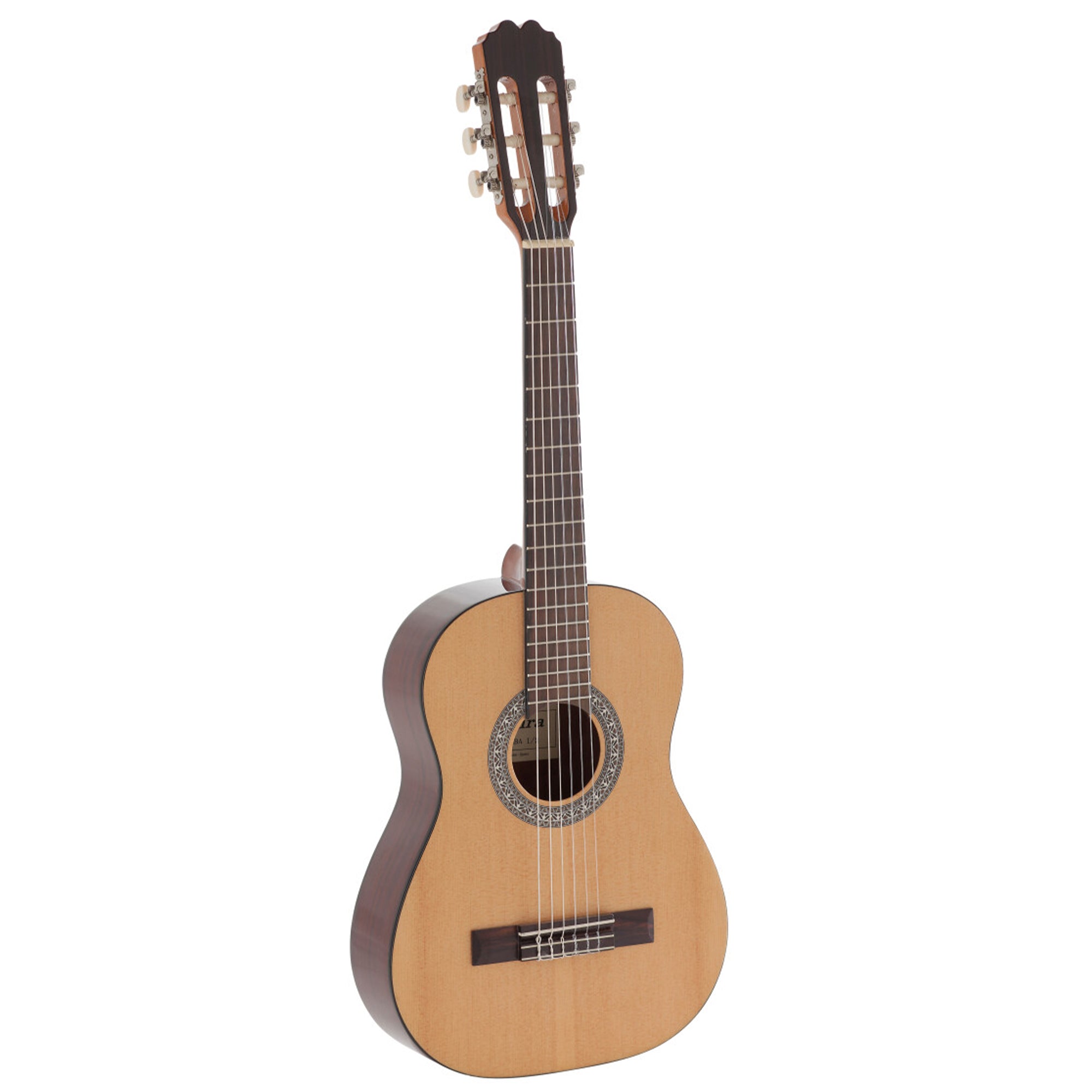 Admira Alba 1/2 guitar on a white background