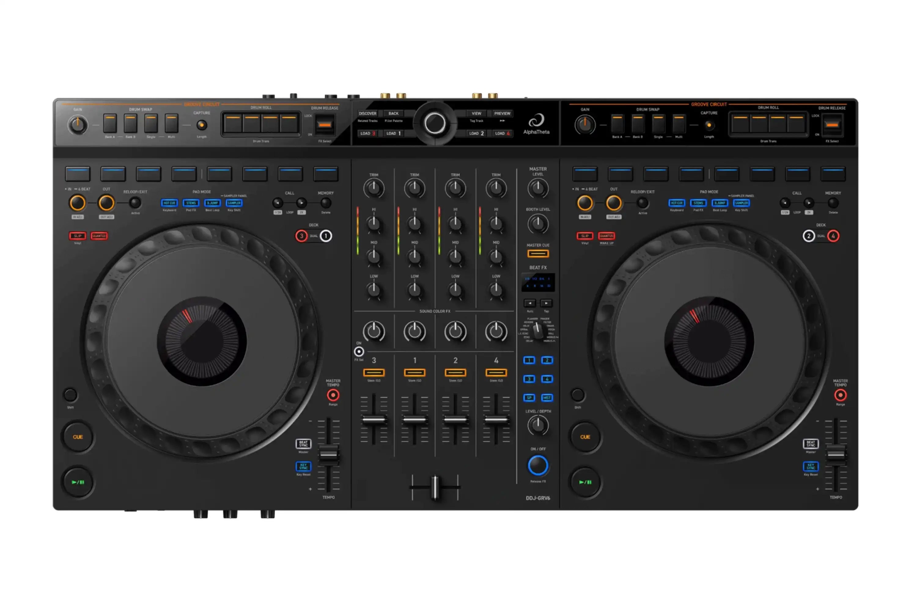 AlphaTheta-DDJ-GRV6-DJ-Controller1 | Terry Carter Music Store