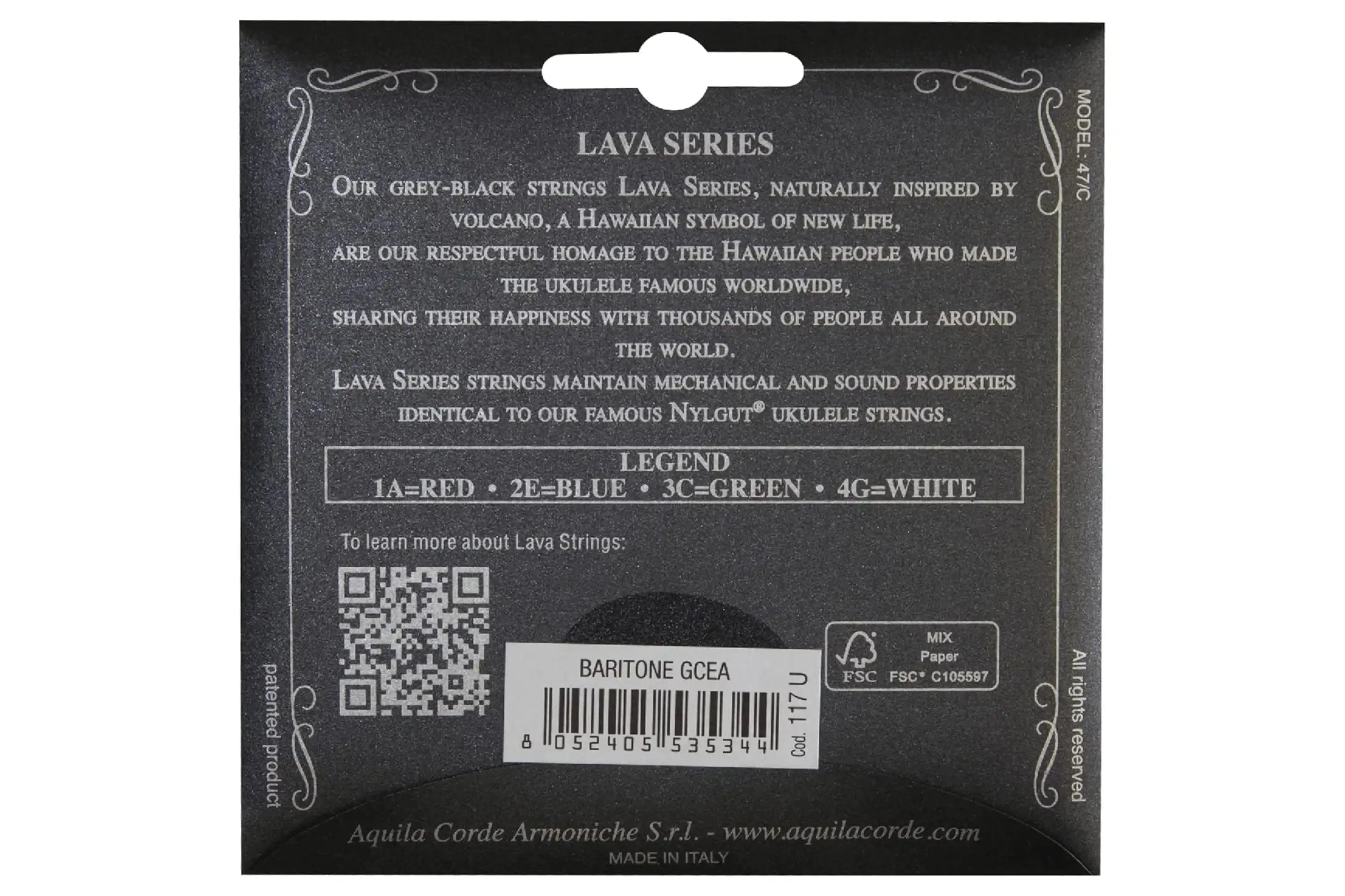Aquila-117U-Baritone-GCEA-Ukulele-Strings-1 | Terry Carter Music Store