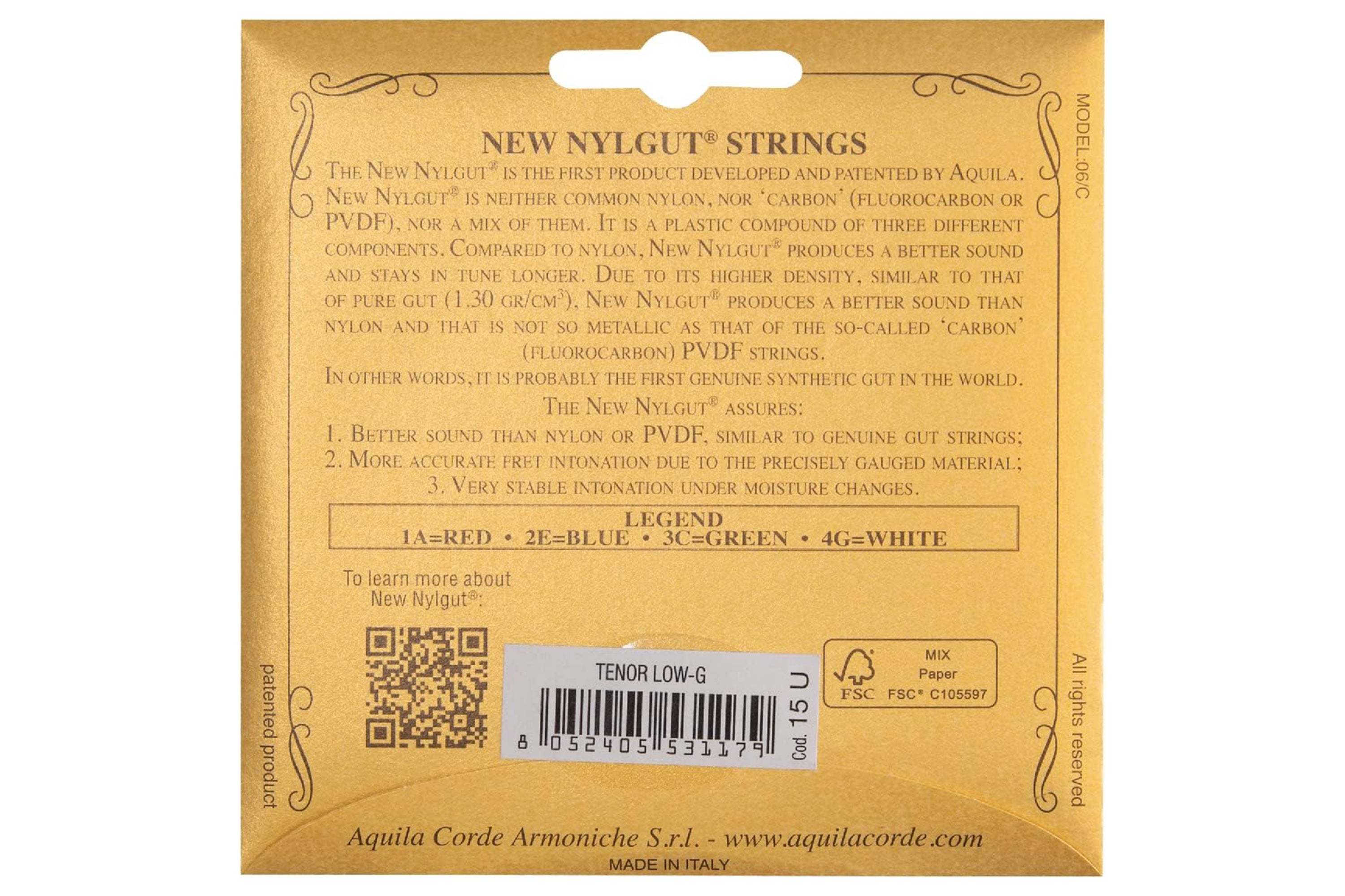 Aquila 15U New Nylgut Tenor Ukulele Strings