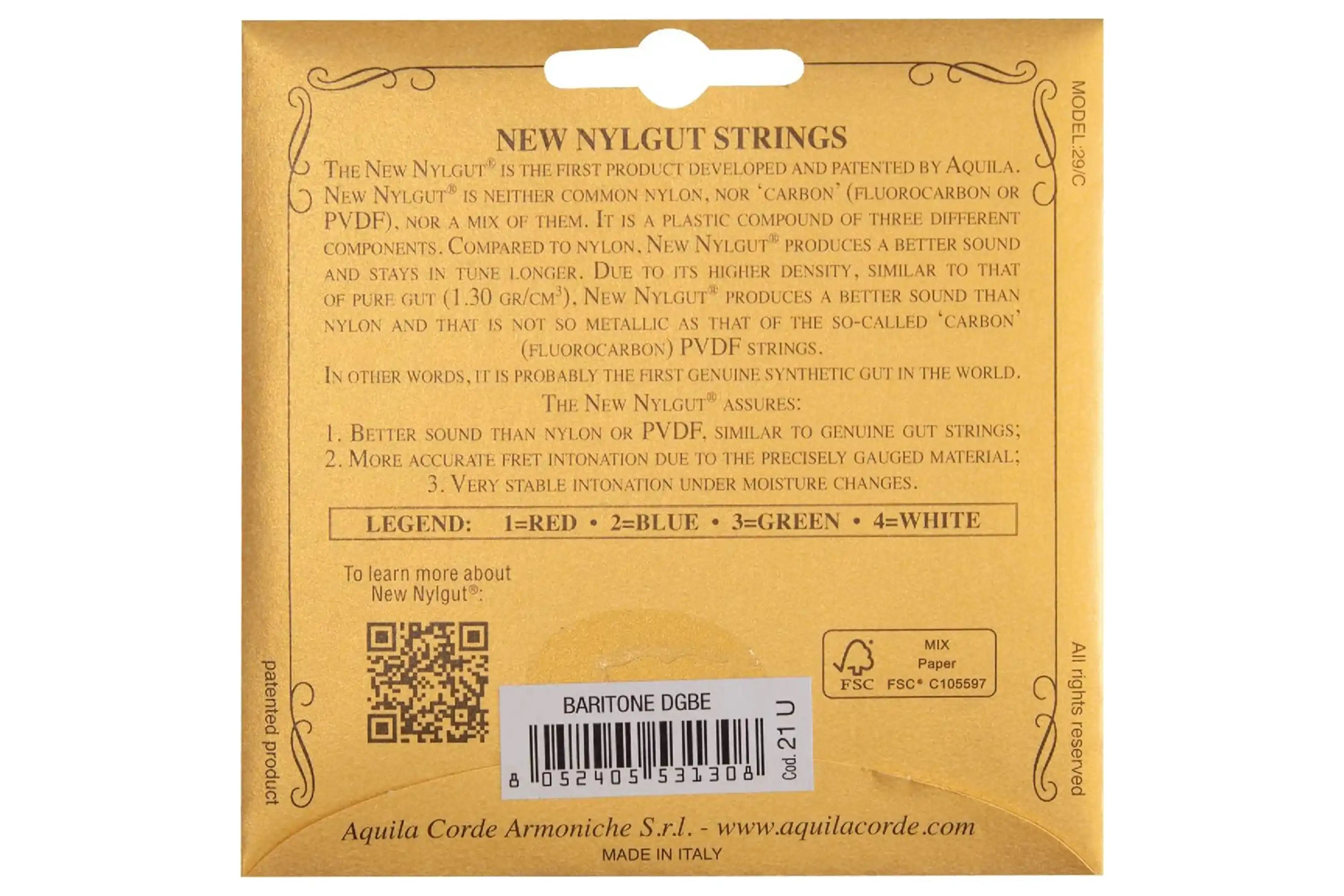 Aquila-21U-New-Nylgut-Baritone-Strings-1 | Terry Carter Music Store