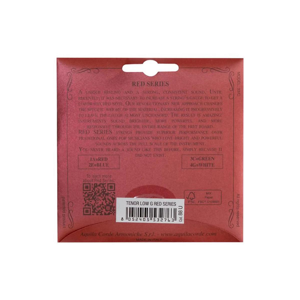 Aquila-88U-Red-Tenor-Ukulele-Strings-3 | Terry Carter Music Store