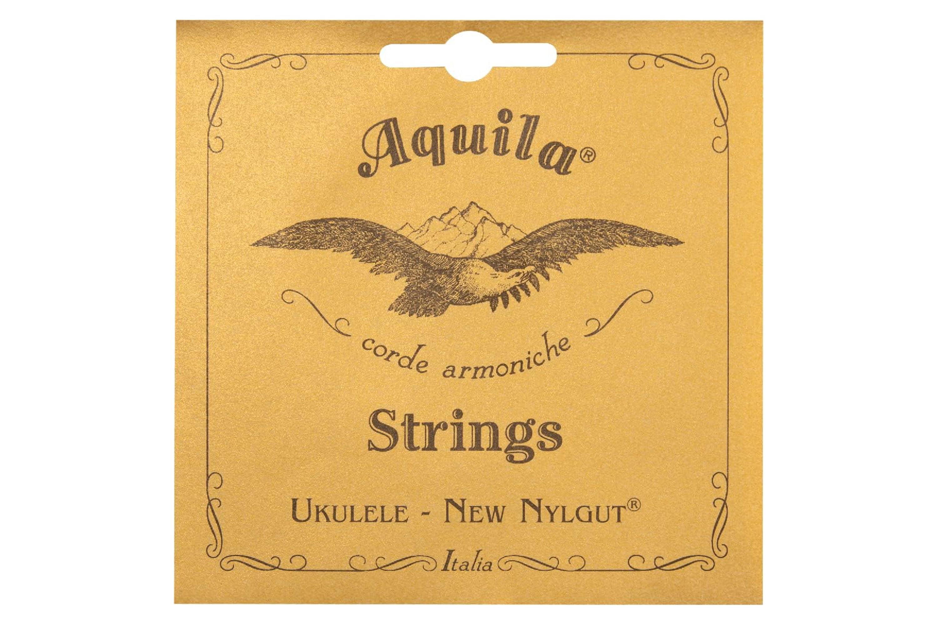 Aquila New Nylgut Ukulele Strings CONCERT LOW G (G-C-E-A) Full Set 8U