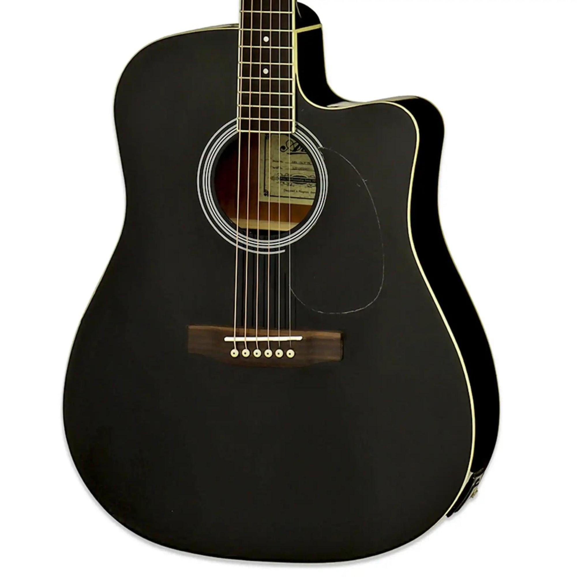 Aria-AWN-15CE-Acoustic-Electric-GuitarBK1 | Terry Carter Music Store