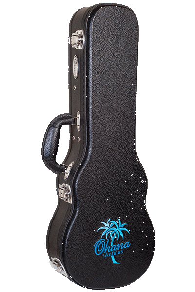 Ohana BEM-21 Black Soprano Ukulele Hardshell Case