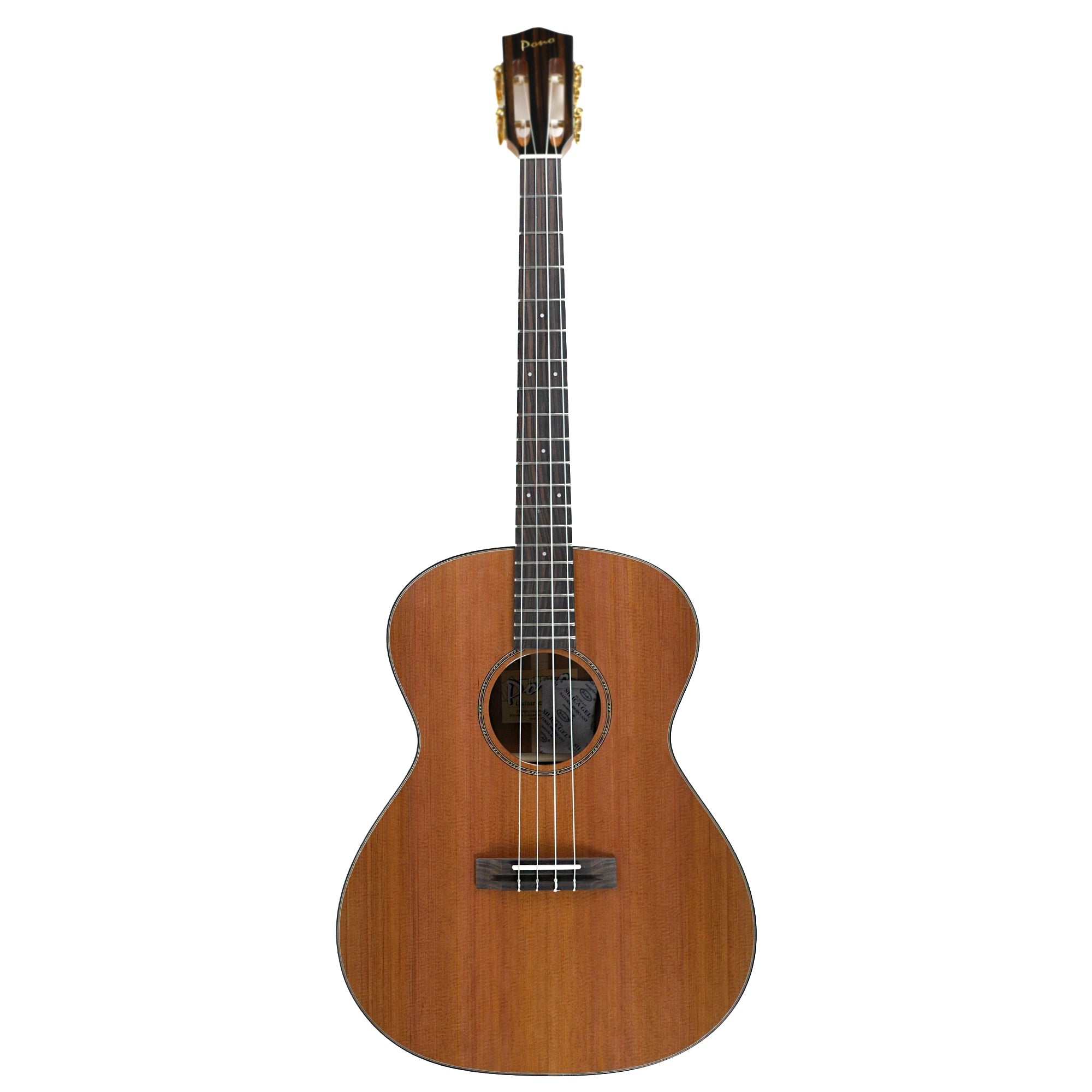 Pono BN4-2 Cedar & Mahogany Nui Baritone Ukulele