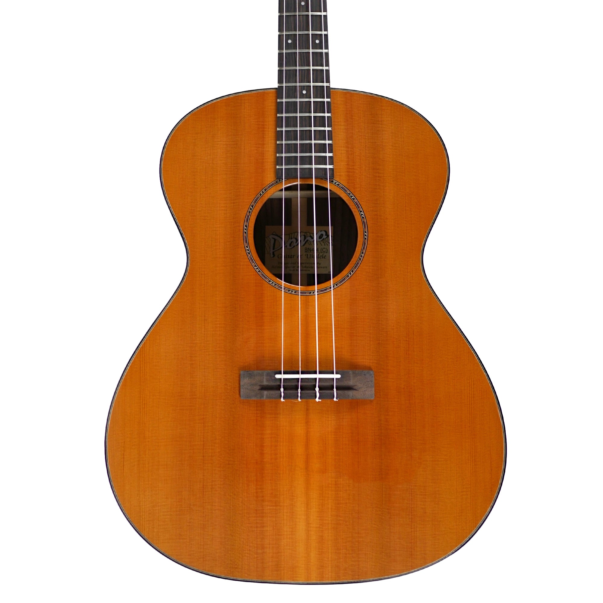 Pono BN4-4 Cedar & Rosewood Nui Baritone Ukulele