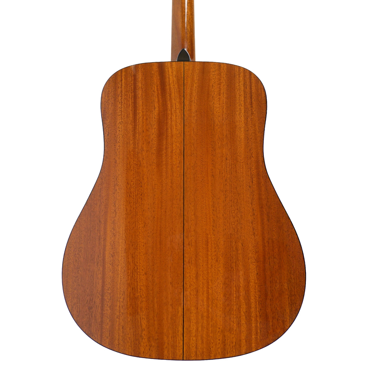 The rear body view highlights the mahogany back and natural high-gloss finish of the Blueridge BR-40 Dreadnought Guitar.