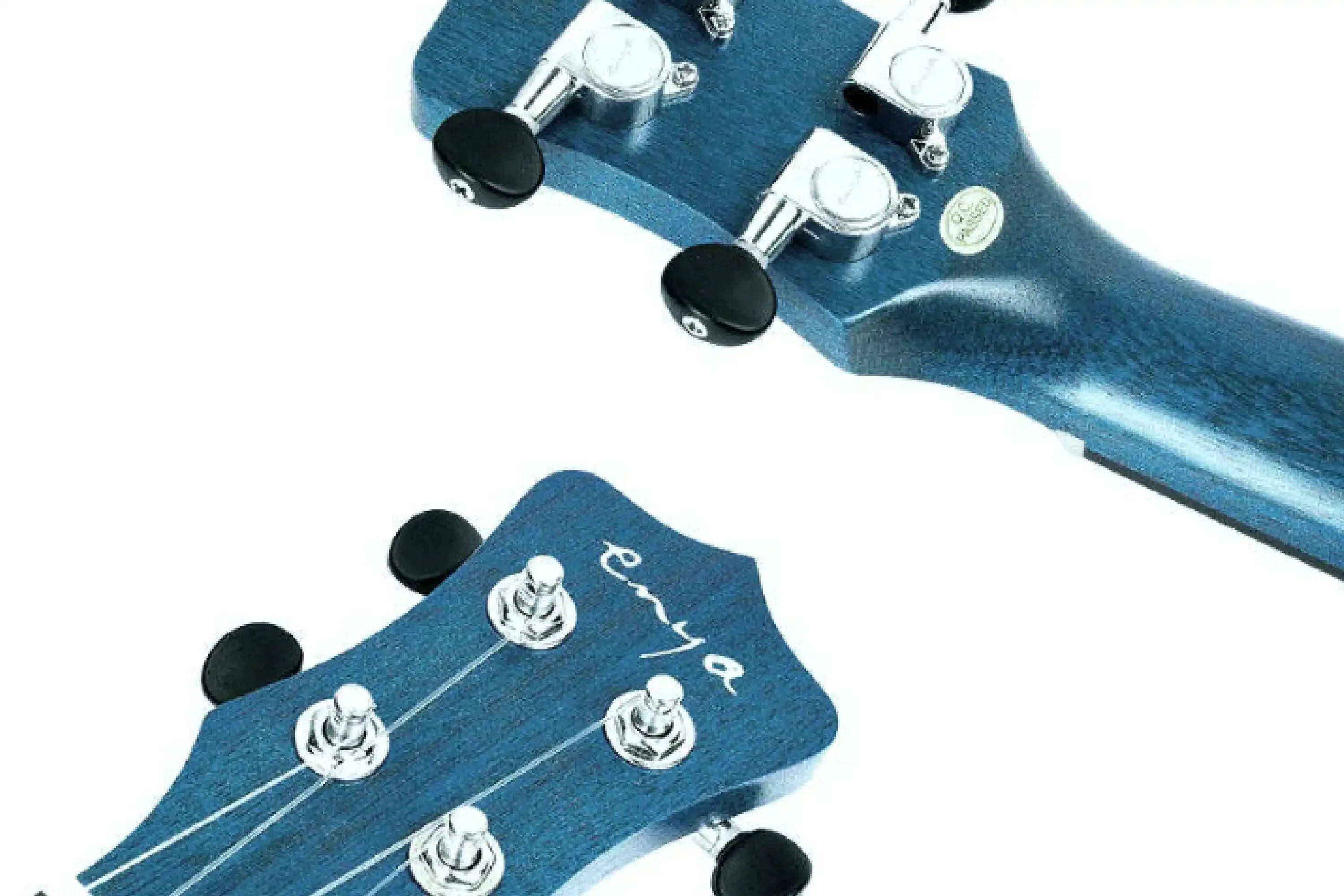 BUBlueSolidMahoganySopranoUkulele-05 | Terry Carter Music Store