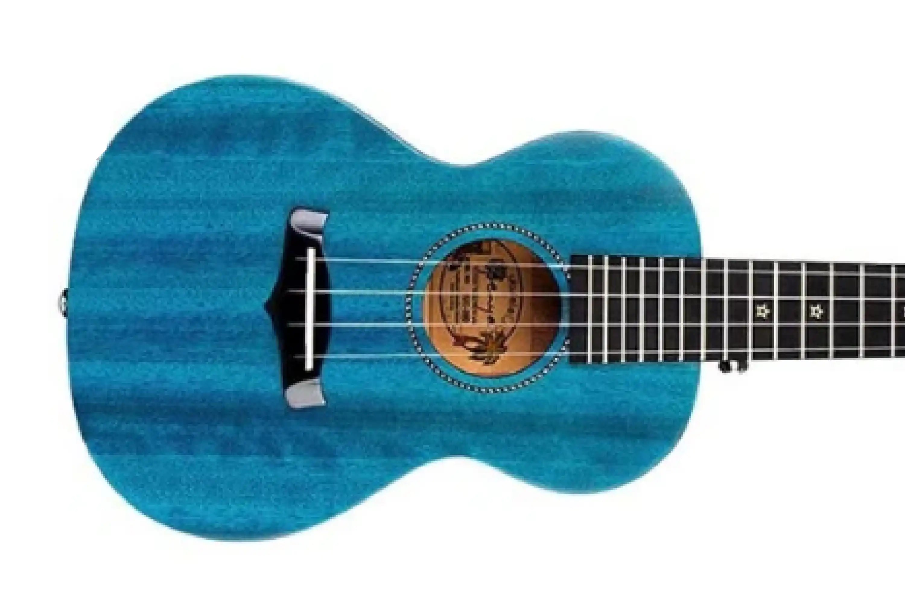 BUBlueSolidMahoganySopranoUkulele-06 | Terry Carter Music Store