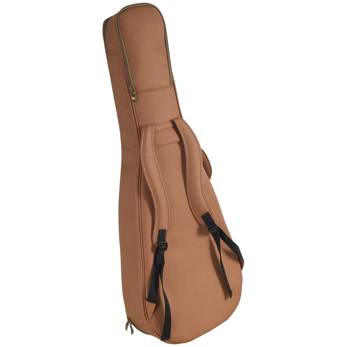 Back of the ProTour BV-1513 parlor gig bag, showing the padded backpack straps