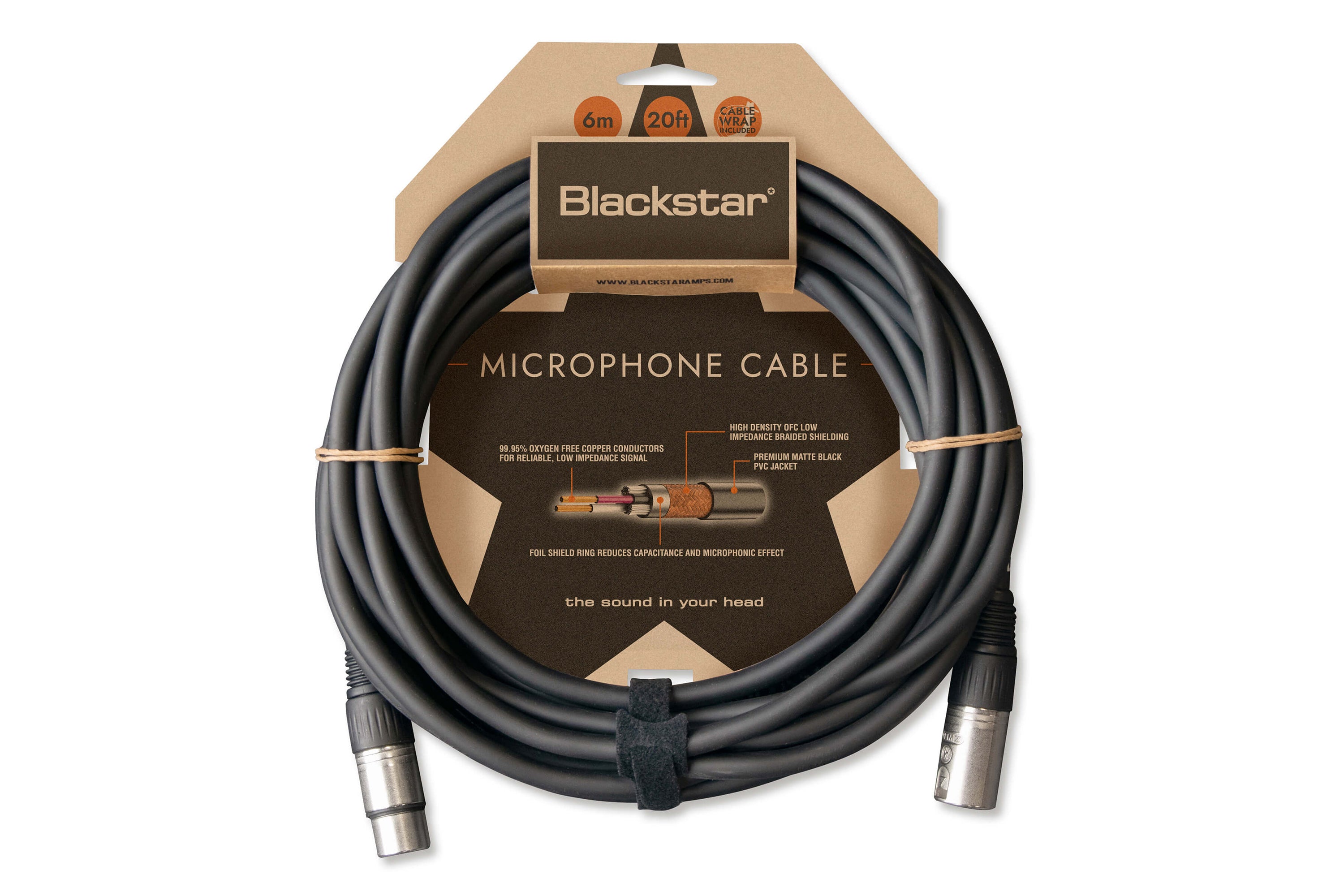 Blackstar 20ft Microphone Cable