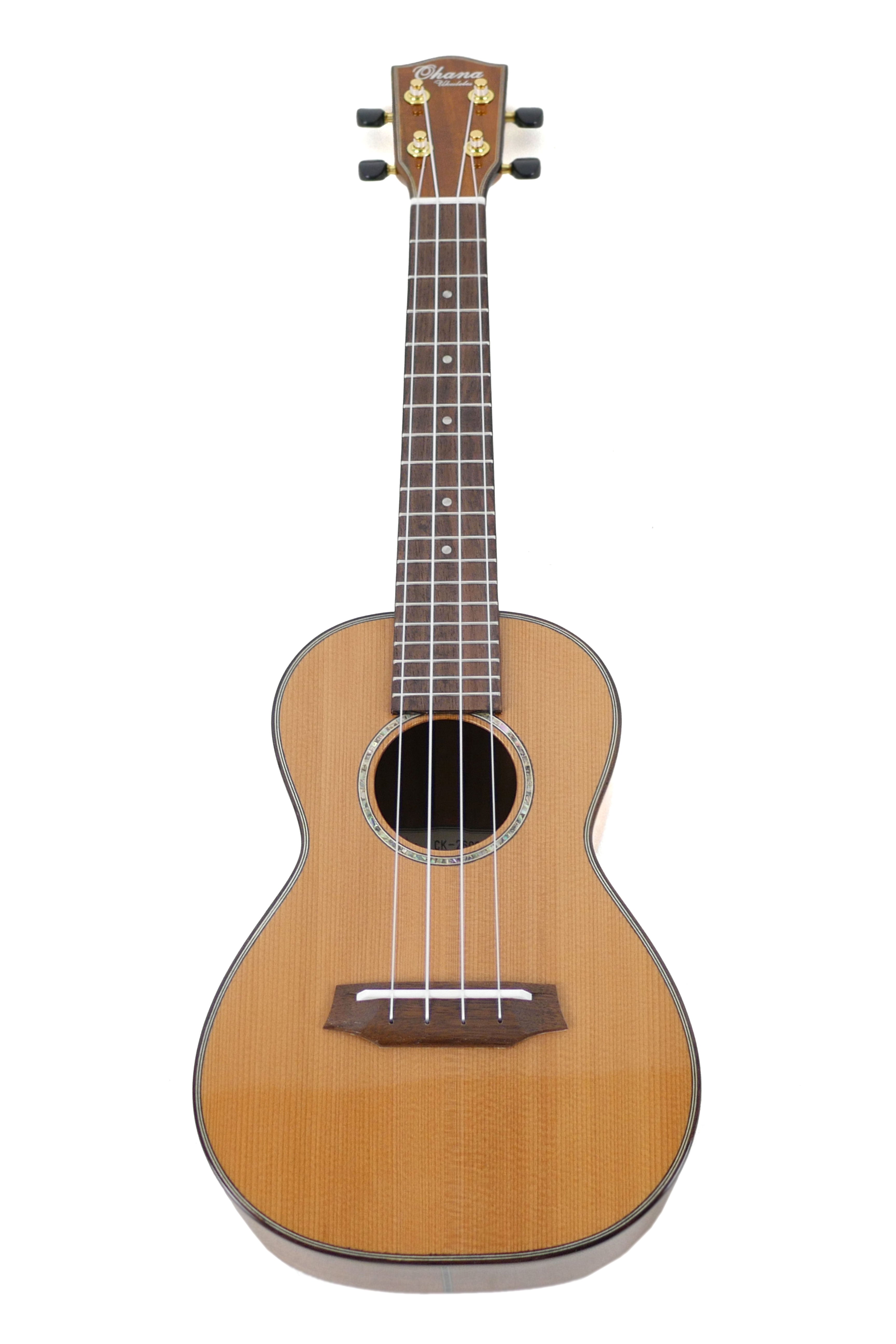 Ohana CK-260G Concert Ukulele