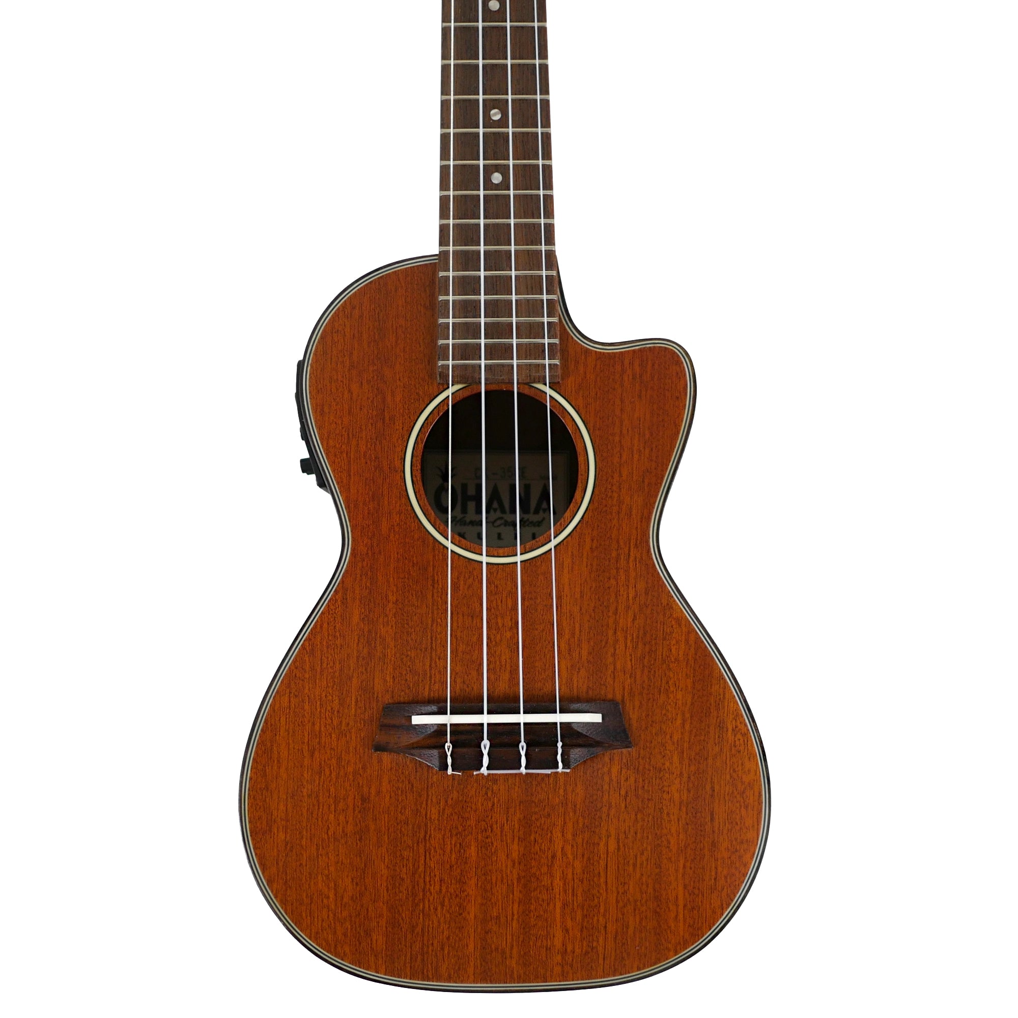 Ohana CK-35CE Solid Mahogany Concert Ukulele