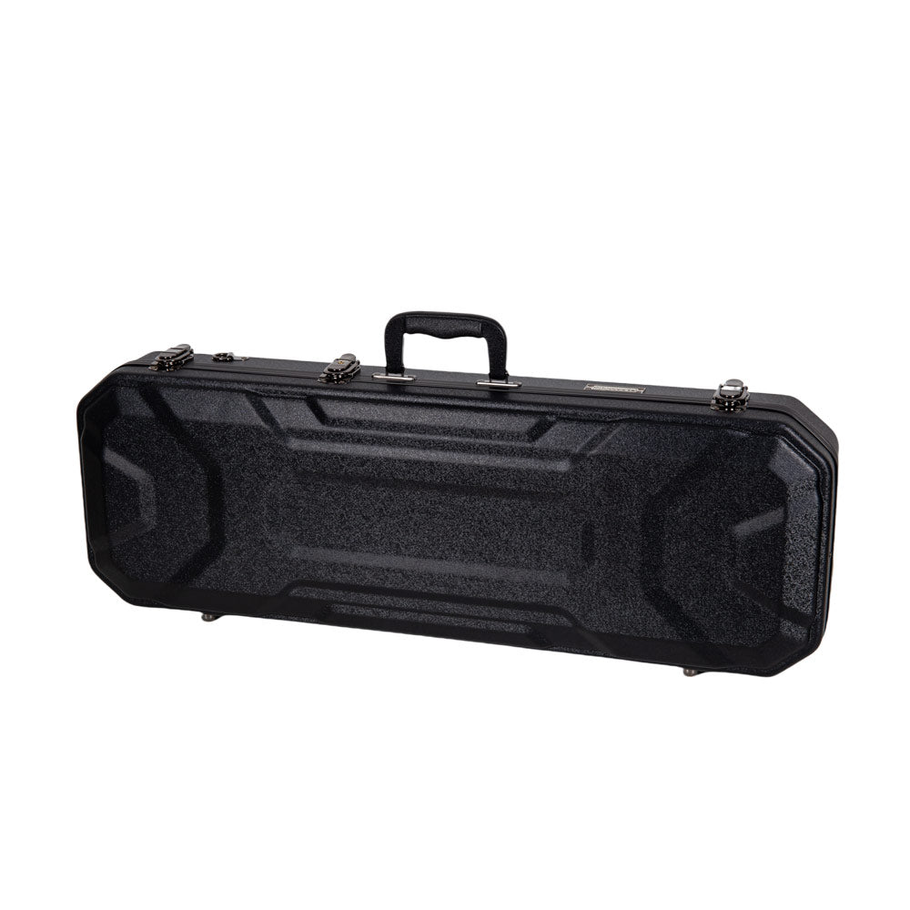 Crossrock CRA860VF ABS Molded Violin Case, Rectangular 4/4 Size - Black