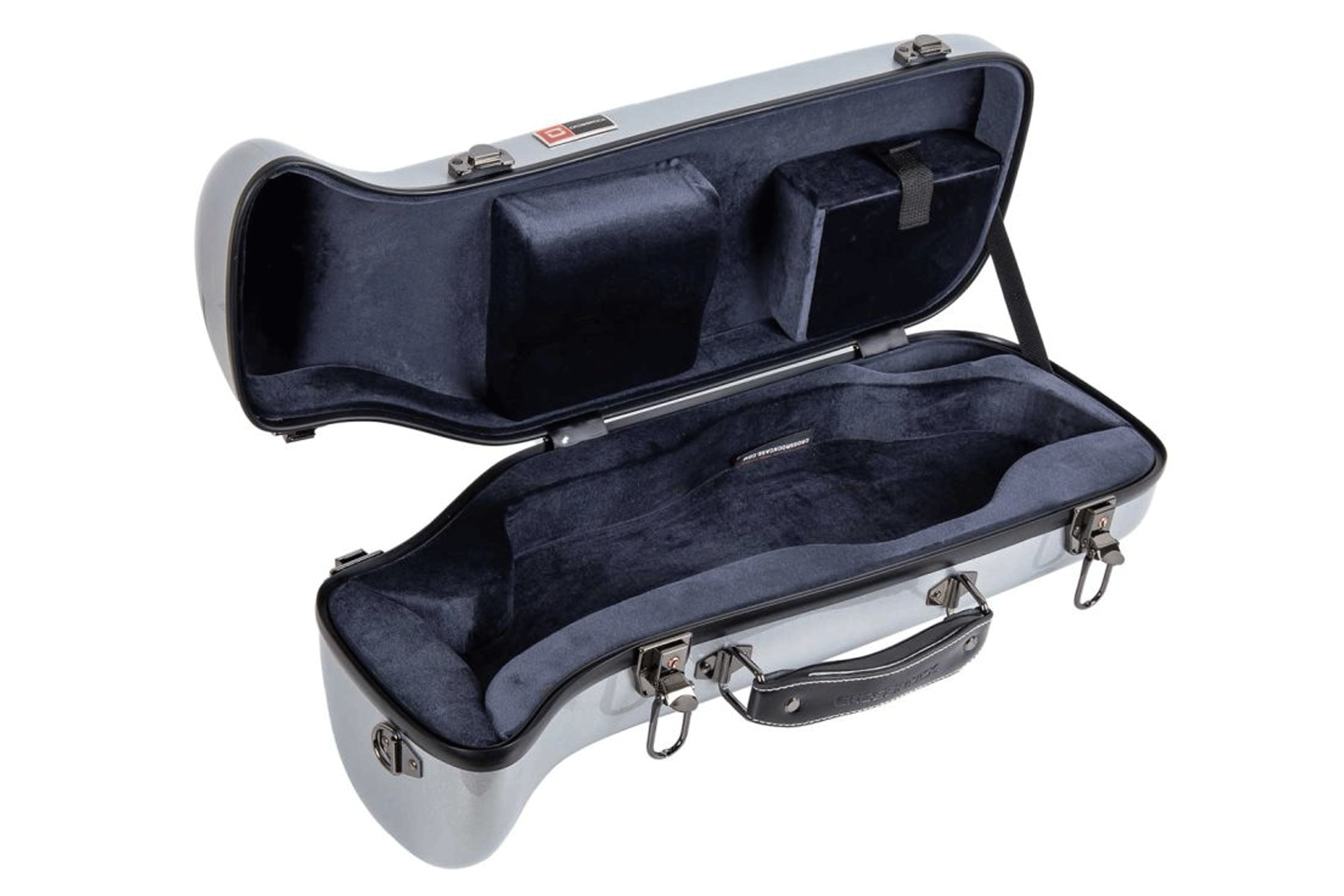 Crossrock Fiberglass Silver Trumpet Case