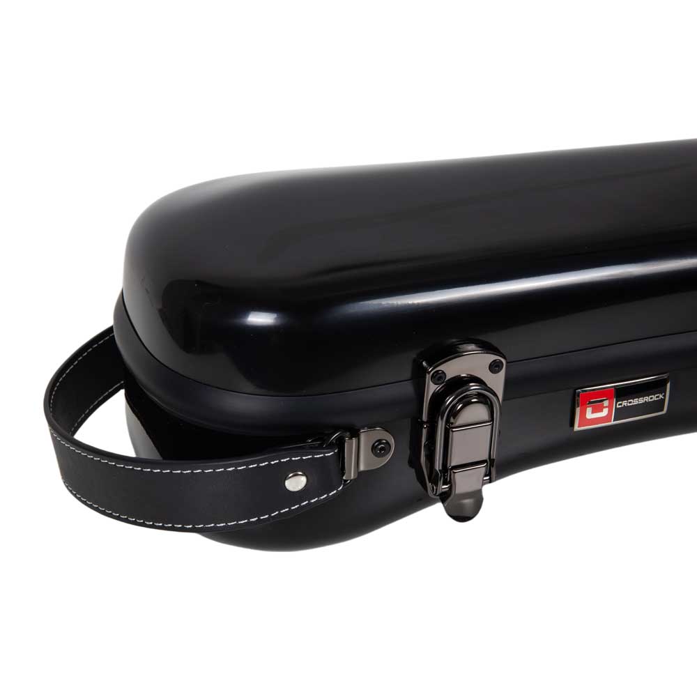 Crossrock CRF2020MAF Fiberglass A/F-Style Mandolin Case - Black