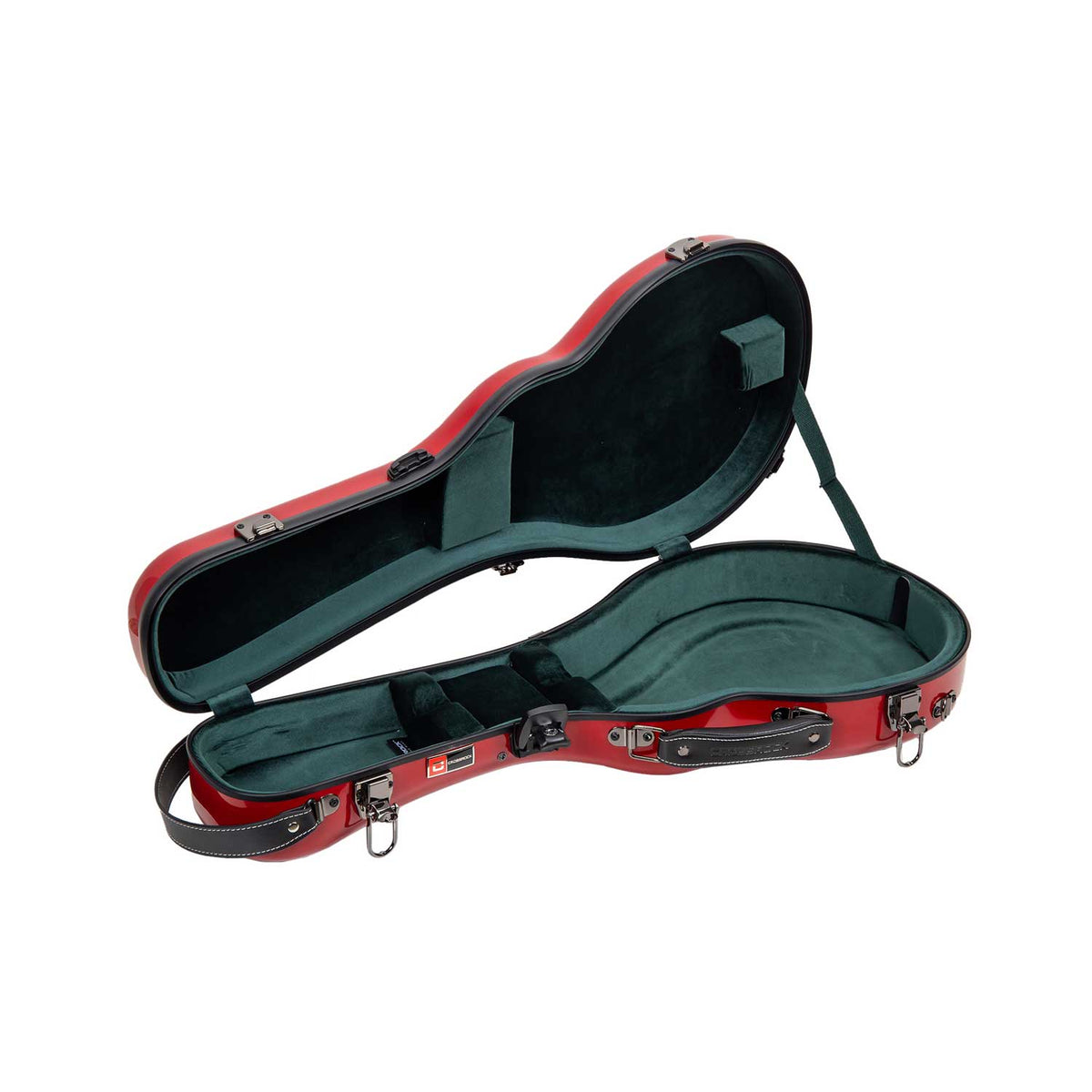 Crossrock CRF2020MAF Fiberglass A/F-Style Mandolin Case - Red