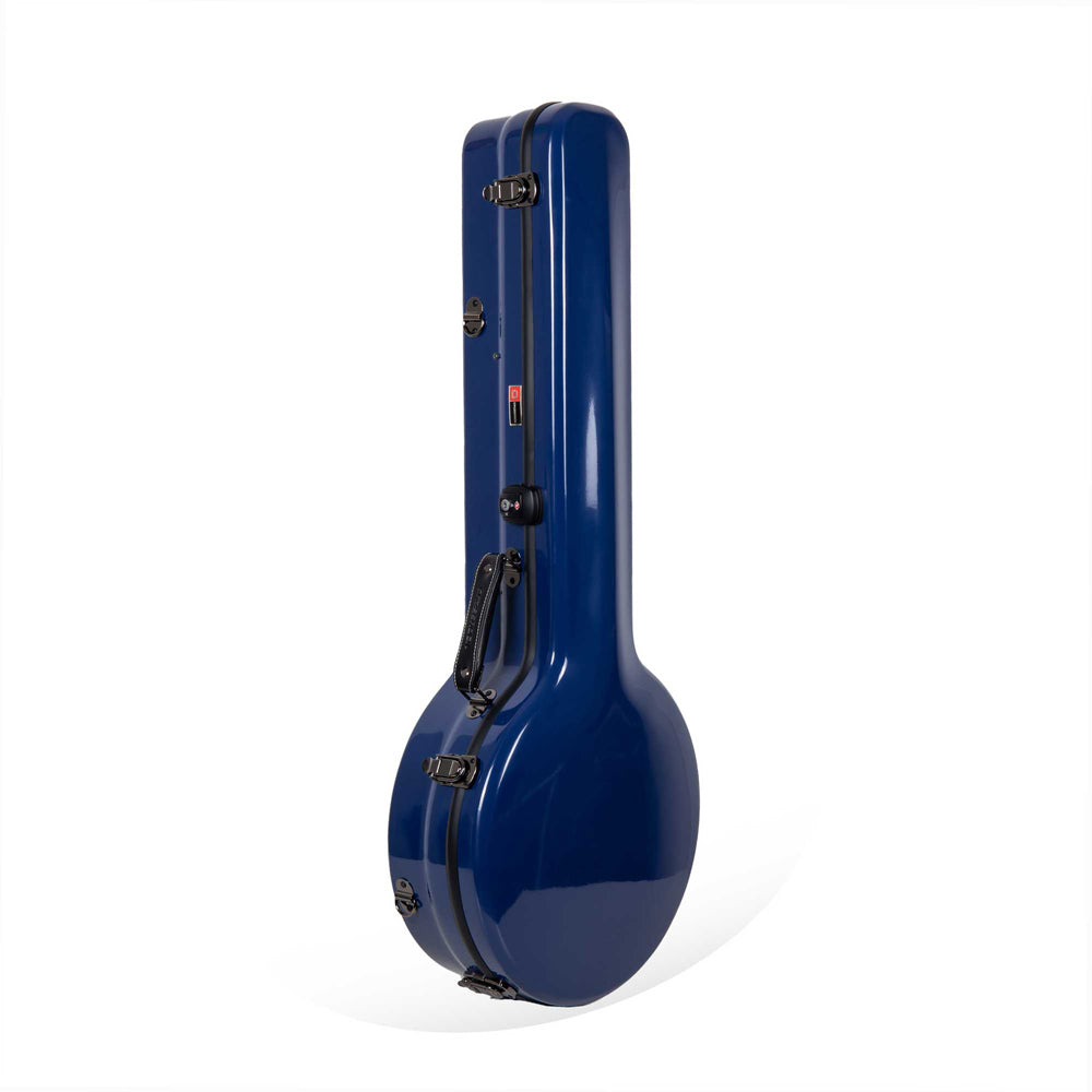 Crossrock CRF2023BJ Fiberglass Banjo Case in Blue