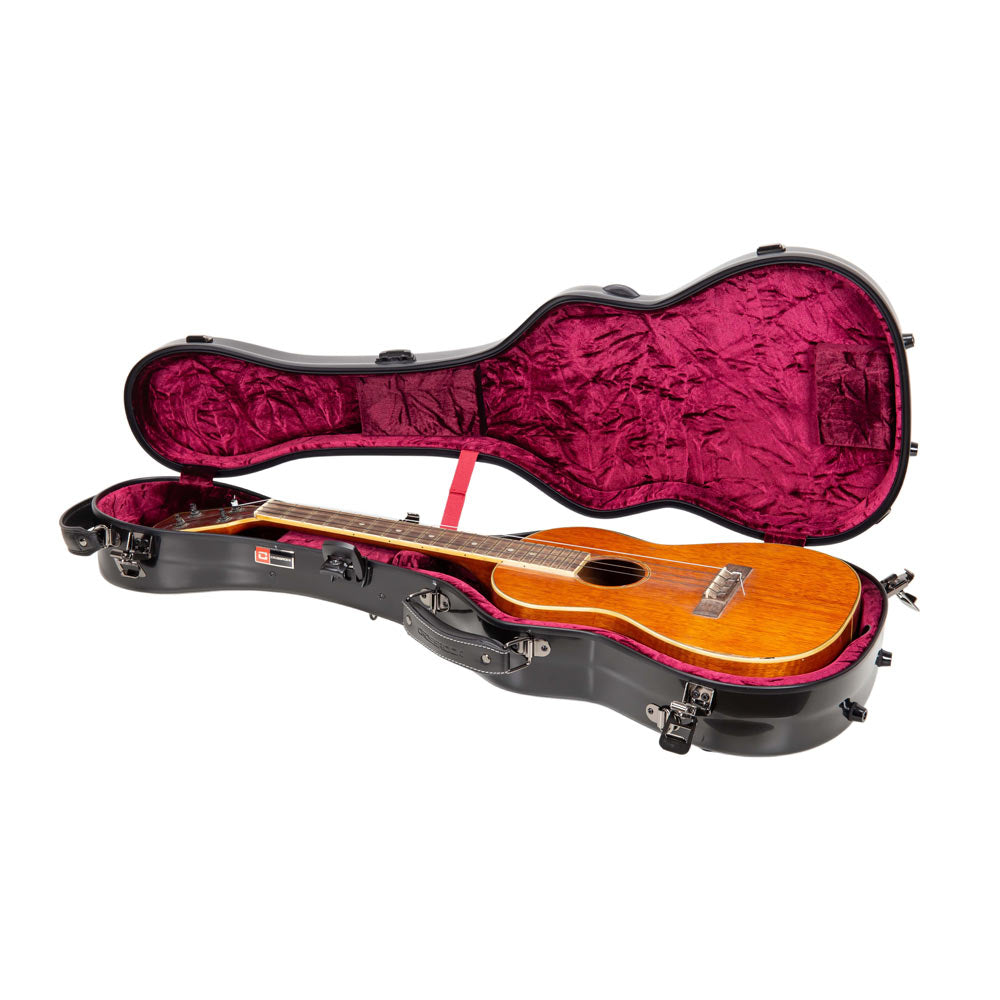 Crossrock CRF2030BU Fiberglass Baritone Ukulele Case - Black