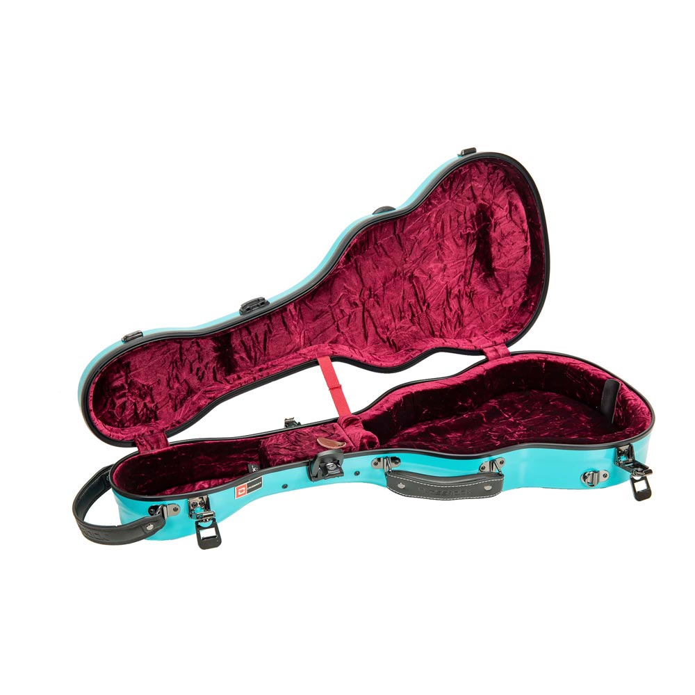 Crossrock CRF2030BU Fiberglass Baritone Ukulele Case - Black