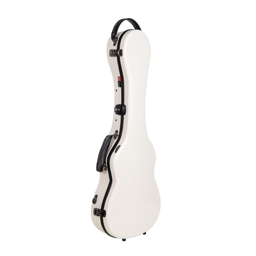 Crossrock CRF2030BU Fiberglass Baritone Ukulele Case - White