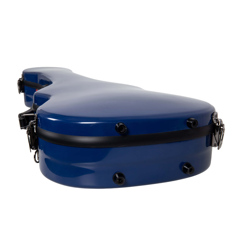 Crossrock CRF2030BU Fiberglass Baritone Ukulele Case - Navy Blue
