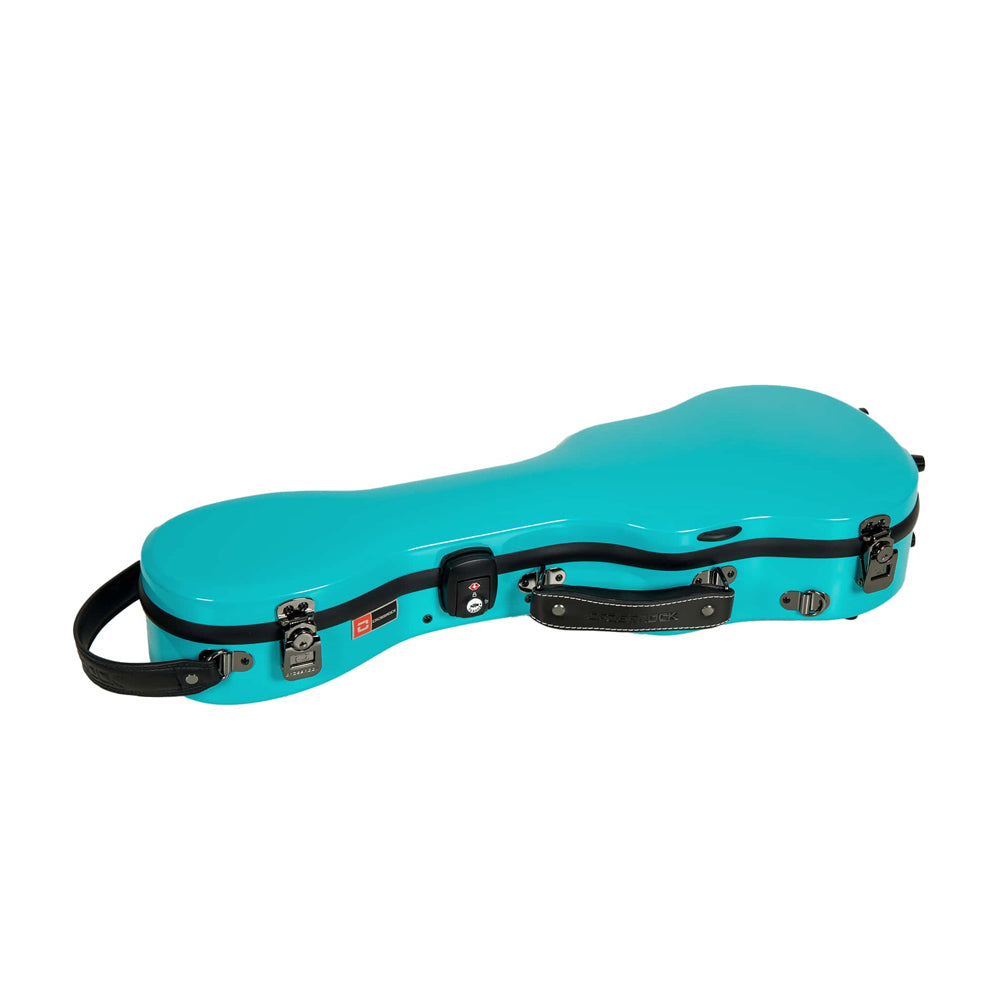 Crossrock CRF2030SU Fiberglass Soprano Ukulele Case - Mint-Blue