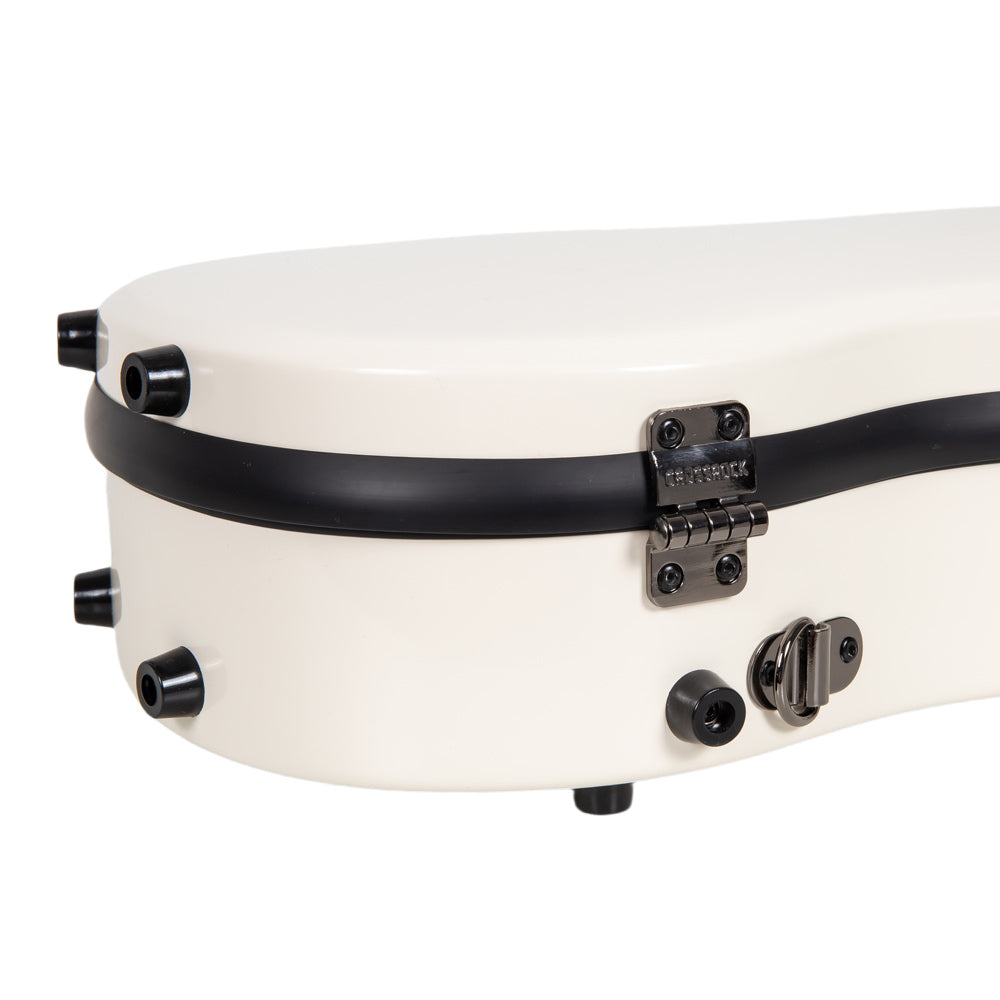 Crossrock CRF2030SU Fiberglass Soprano Ukulele Case - White