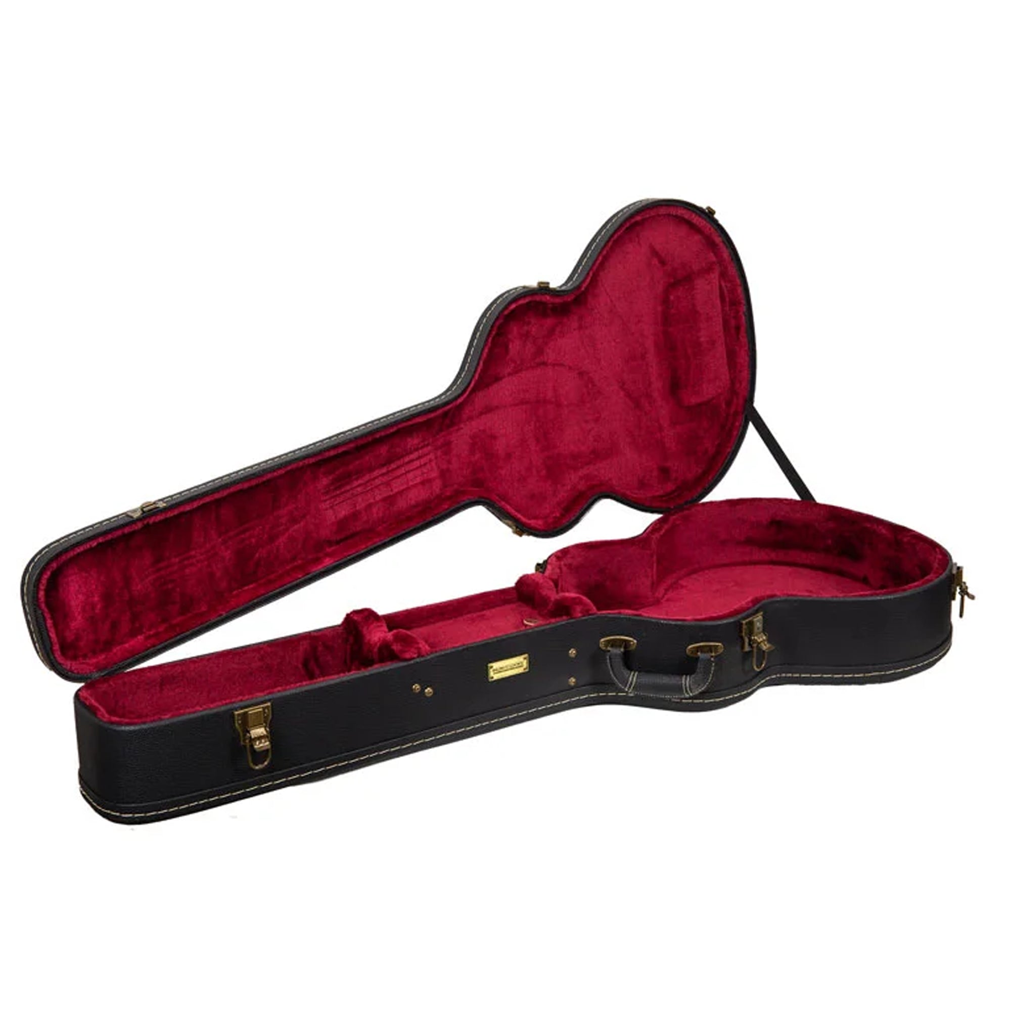 Crossrock CRW520AB Archtop Wood Acoustic Bass Guitar Case - Black