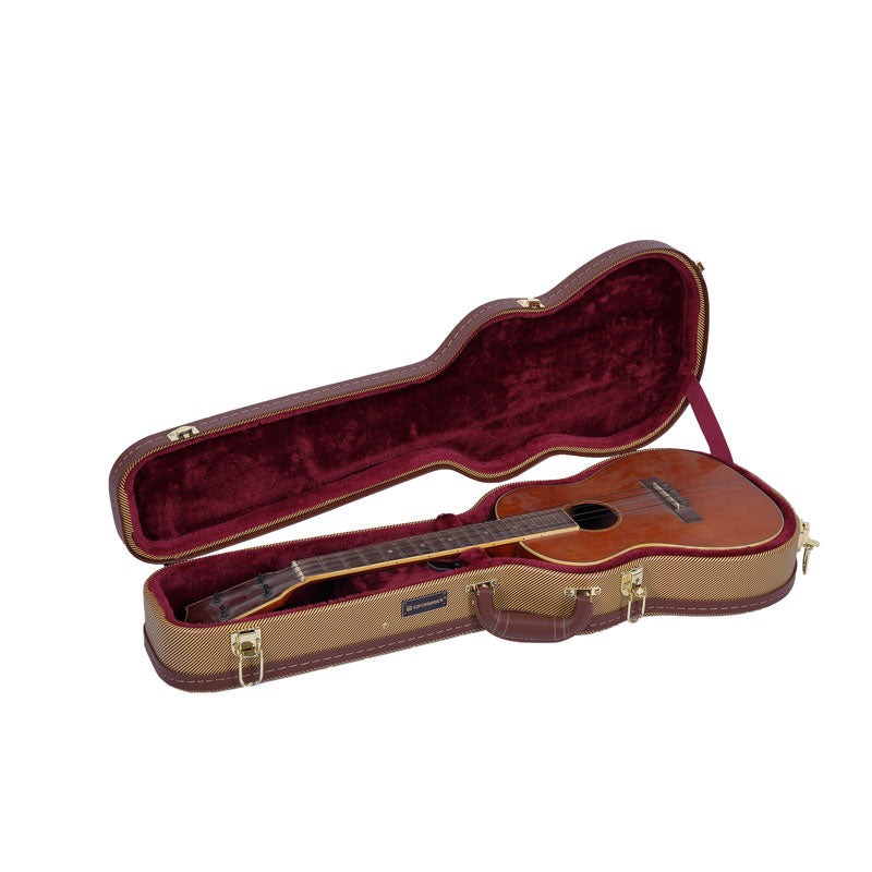 Crossrock CRW620BU Baritone Ukulele Case - Tweed